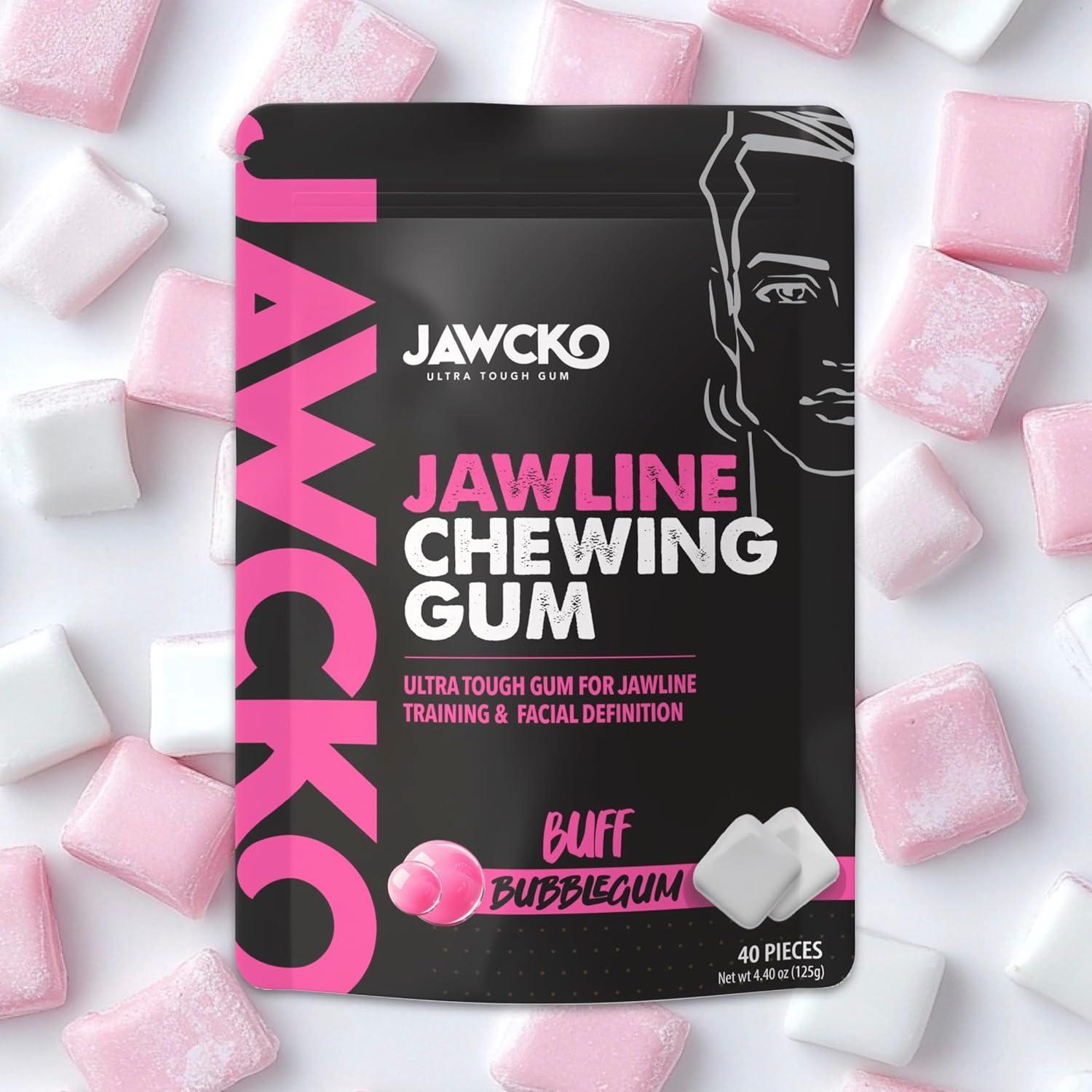 Chicle Ultra Resistente JAWCKO para Mandíbula - 40 Piezas