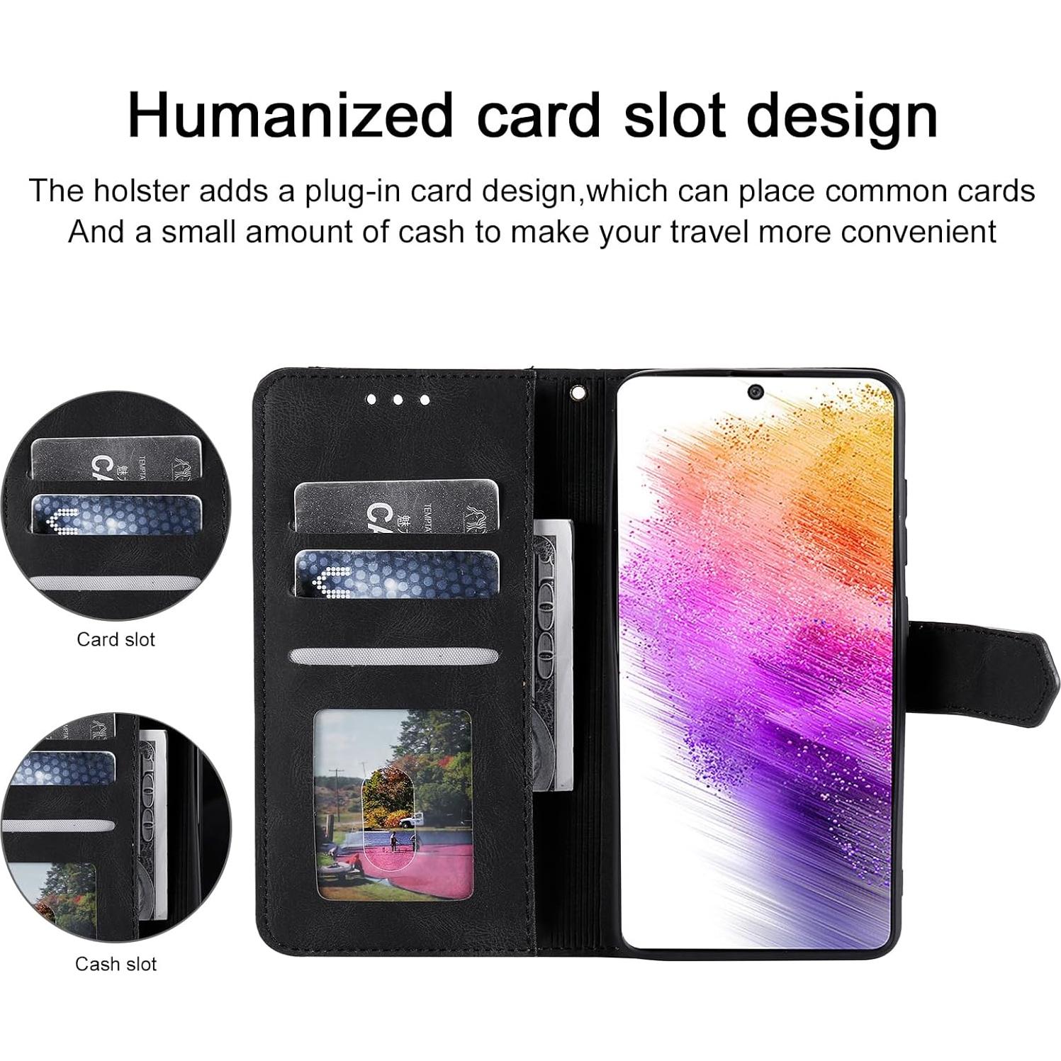 Funda Asuwish para Samsung Galaxy A73 5G con Cartera