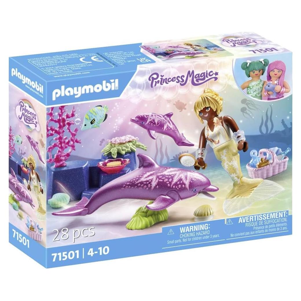 Sirena Playmobil 71501 con Delfines y Accesorios