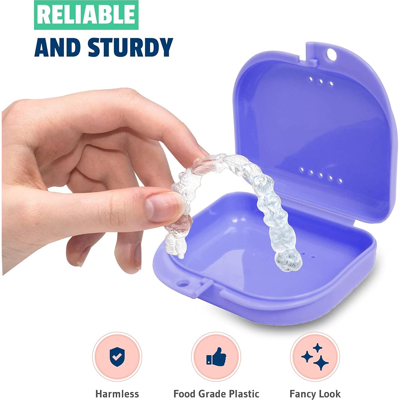 Estuche para Retenedores Mrs. Odonto - Paquete de 2 - Higiénico