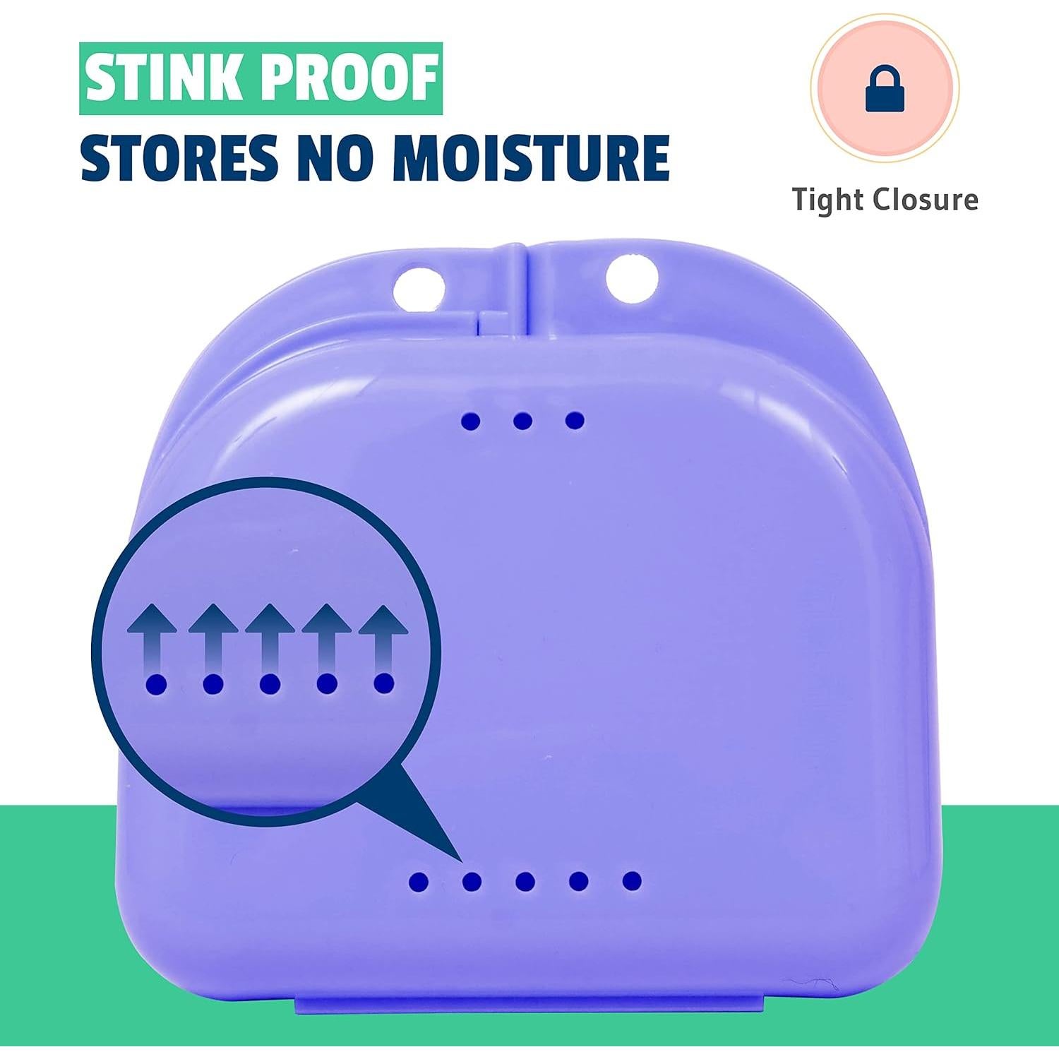 Estuche para Retenedores Mrs. Odonto - Paquete de 2 - Higiénico