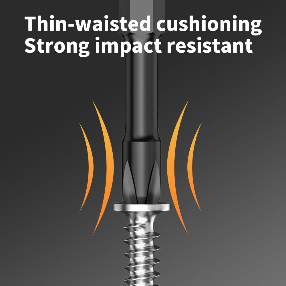 NAWIN Impact Driver Bit Set,35 Piece Screwdriver Bit Set,Impact Tough Screwdriving Bit Set