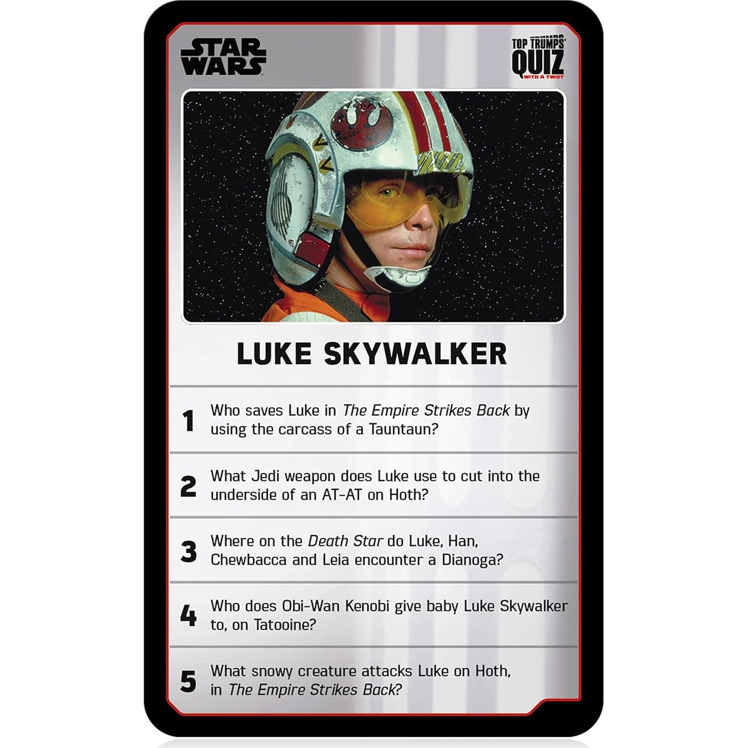 Juego de Cartas de Trivia Star Wars - Winning Moves - 2+ Jugadores