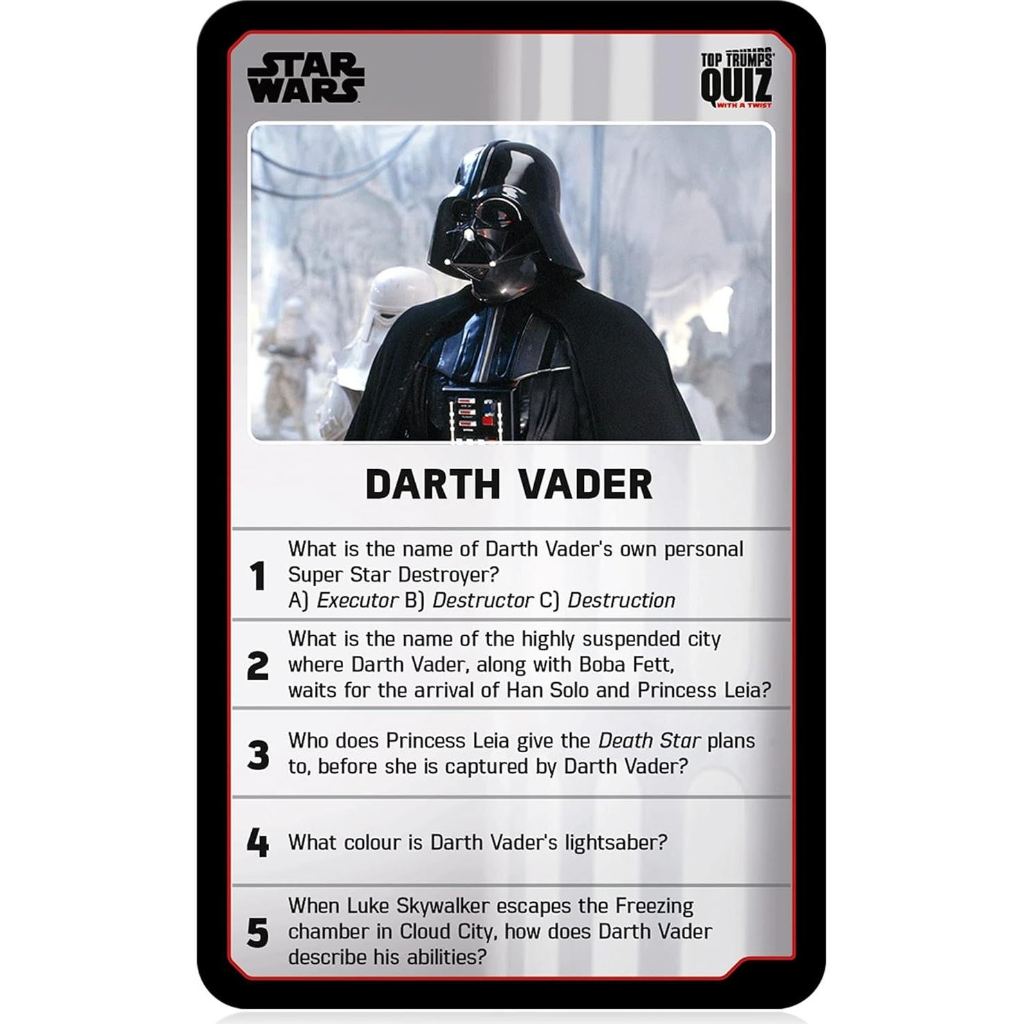 Juego de Cartas de Trivia Star Wars - Winning Moves - 2+ Jugadores