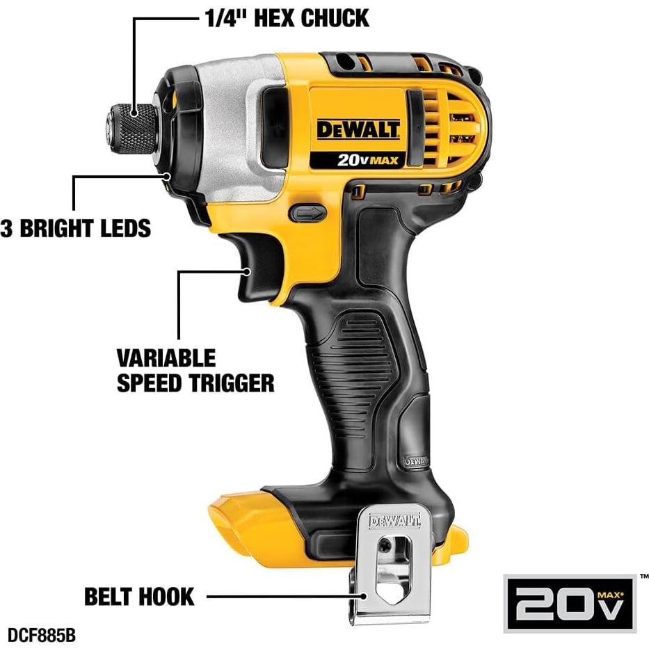 Kit de Herramientas Inalámbricas DEWALT 20V MAX - 5 Piezas