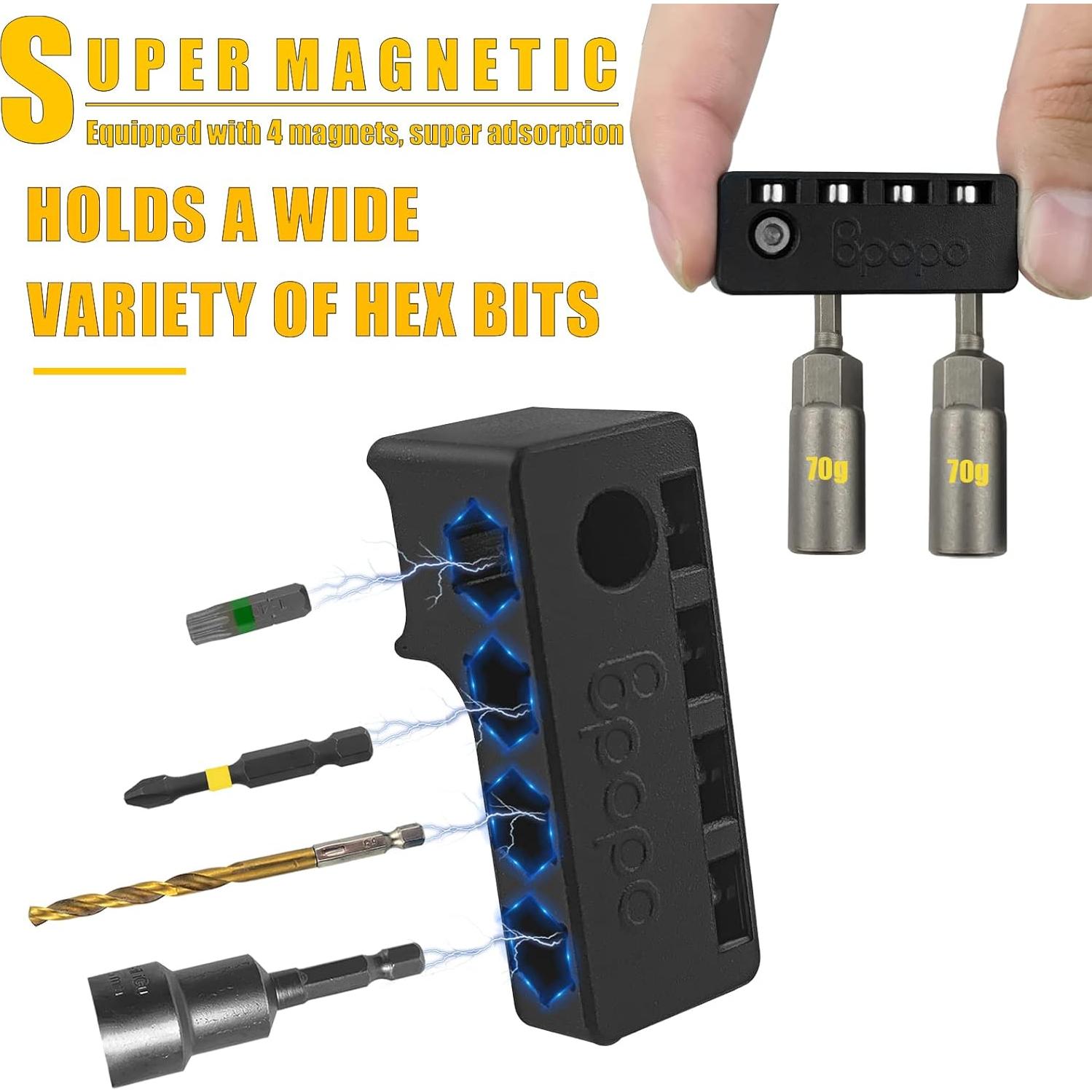 Soporte Magnético para Puntas Hexagonales 1/4" BPOPO