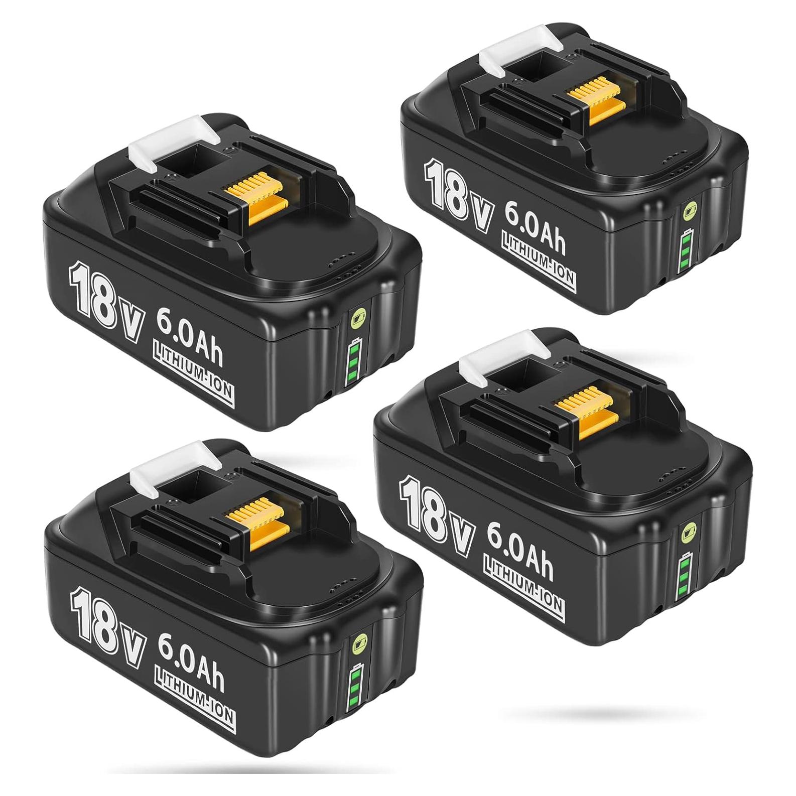 Batería de Reemplazo Makita 18V 6.0Ah 4 Unidades Aptooler