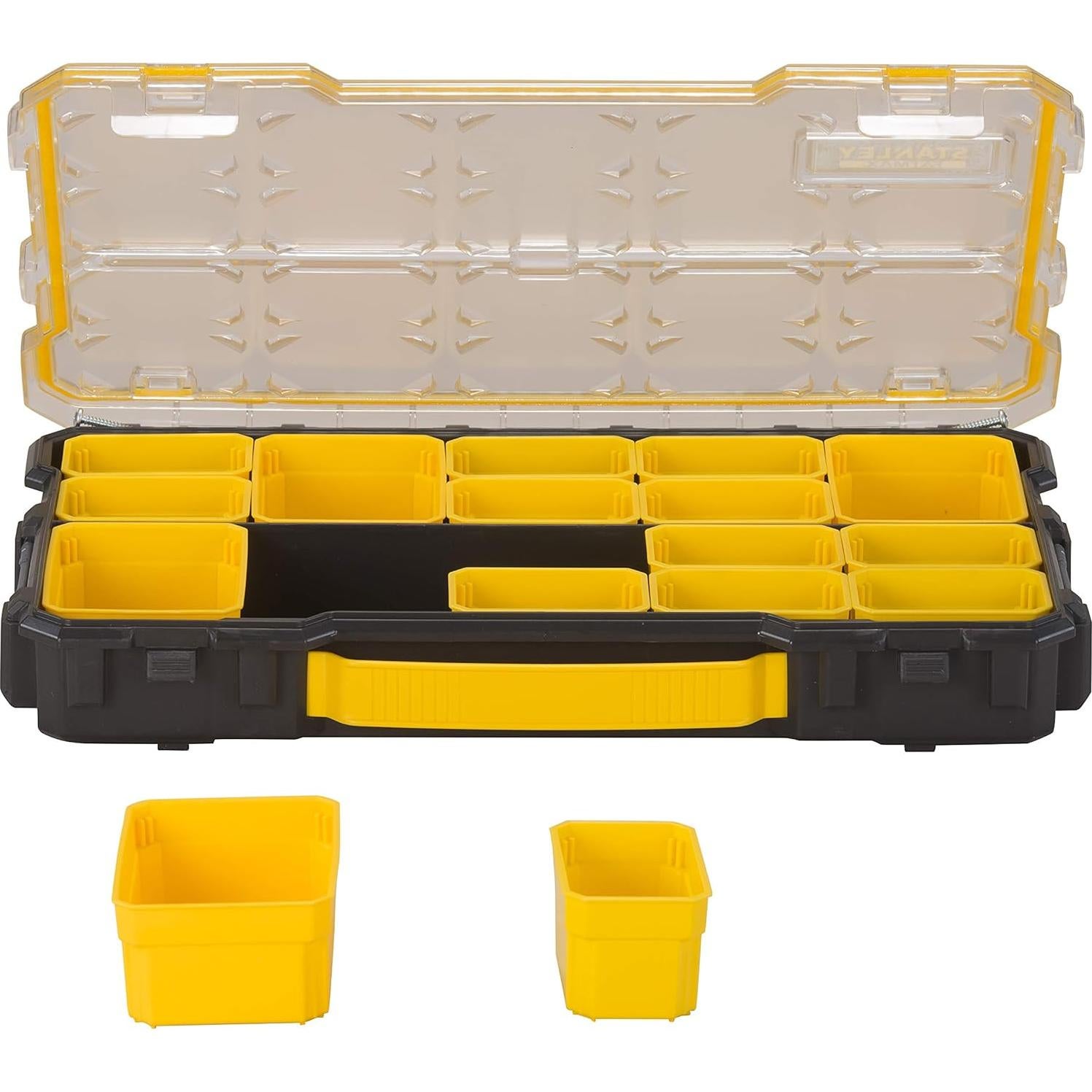 Stanley FMST1-75779 Fatmax Pro 2/3 Shallow Organiser - Black (1-Piece)