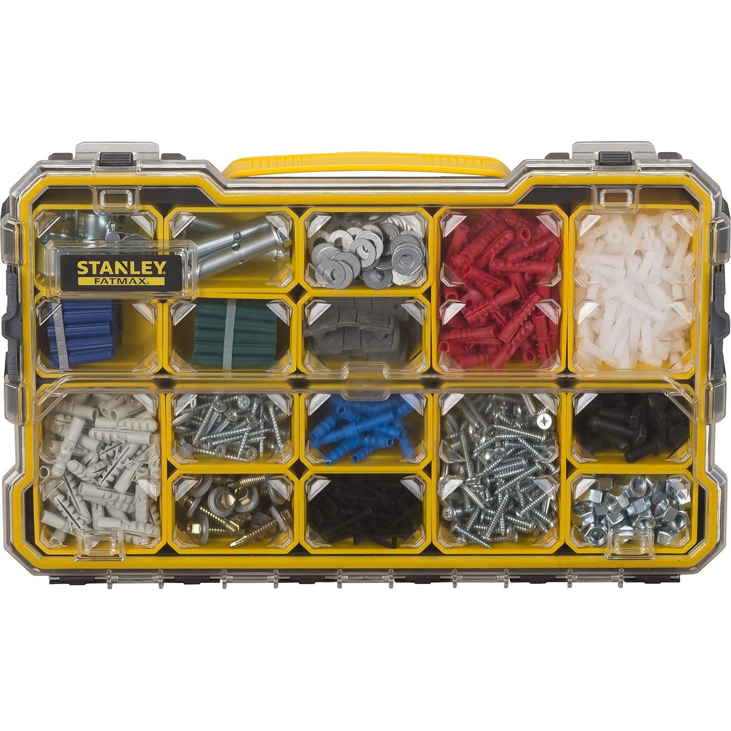 Stanley FMST1-75779 Fatmax Pro 2/3 Shallow Organiser - Black (1-Piece)