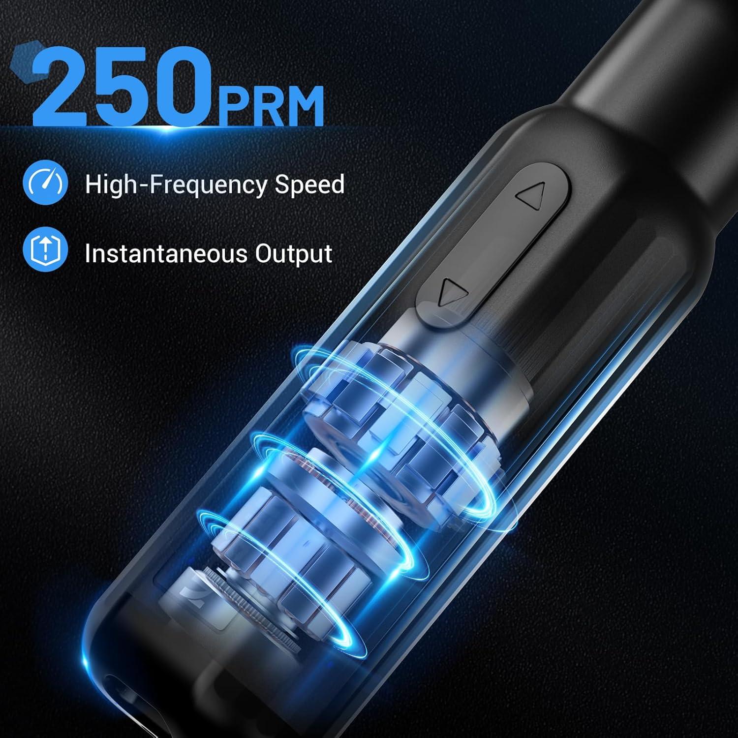 Destornillador Eléctrico Inalámbrico LUFF 4V 250 RPM con Accesorios