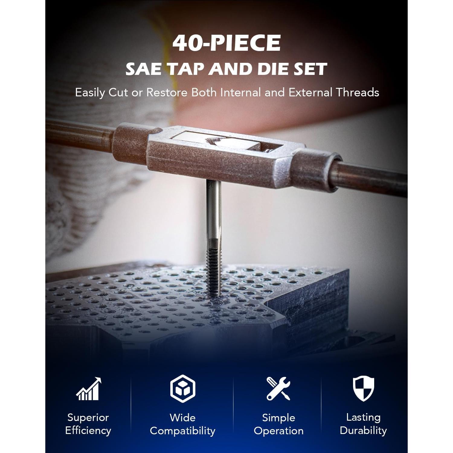 Conjunto de Machos y Matrices Orion Motor Tech 40 pcs SAE