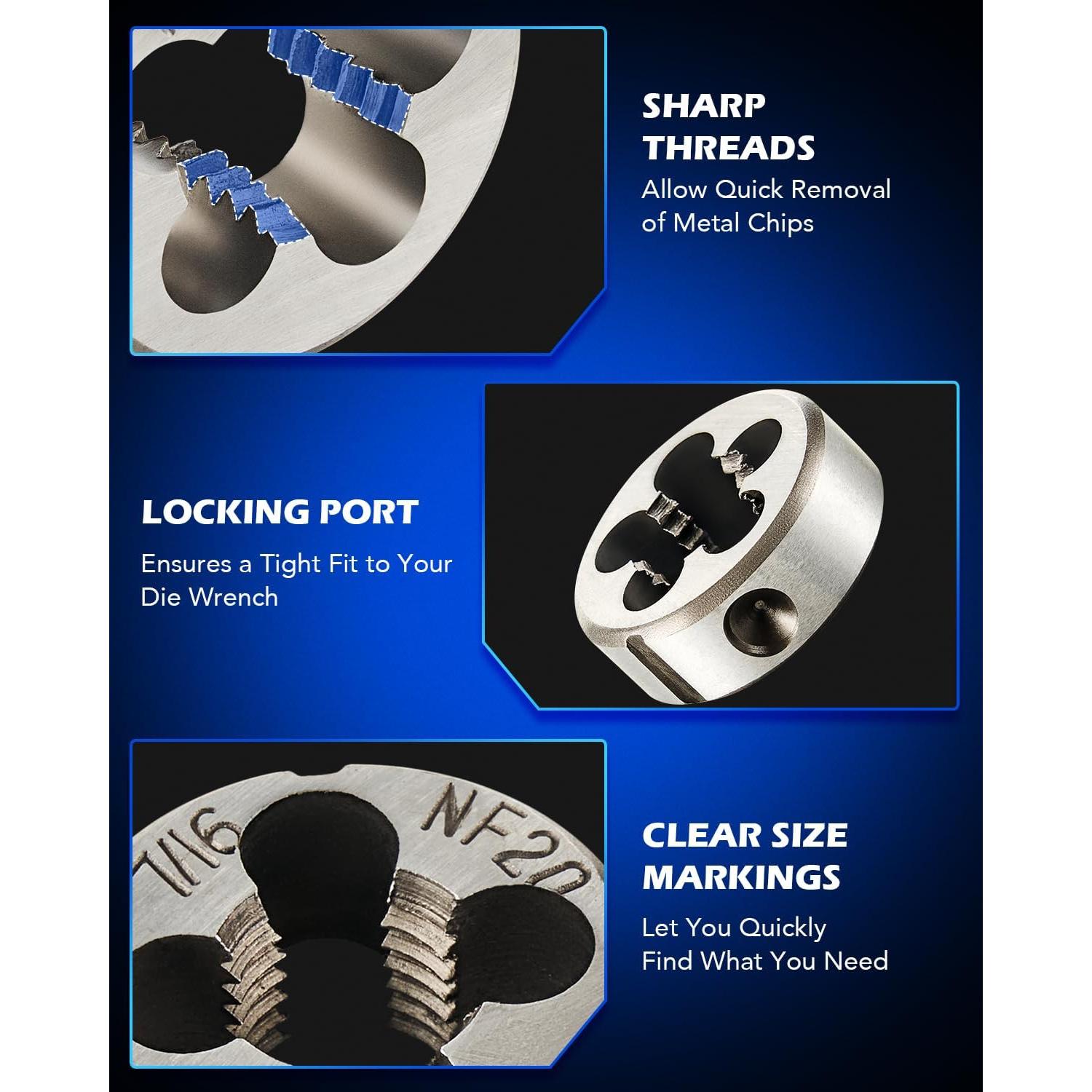 Conjunto de Machos y Matrices Orion Motor Tech 40 pcs SAE