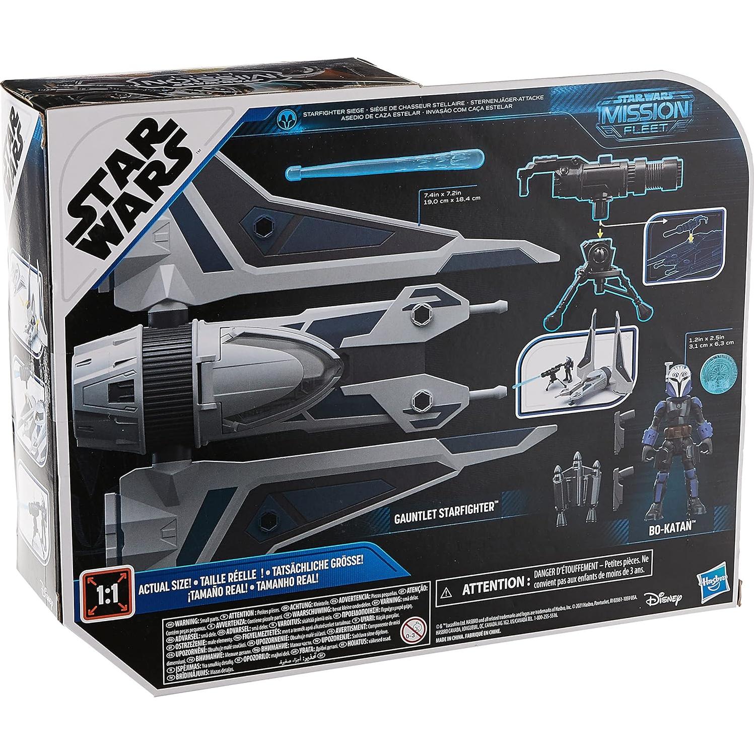 Figura Bo-Katan Hasbro Caza Estelar 6.7x27.9 cm para Niños