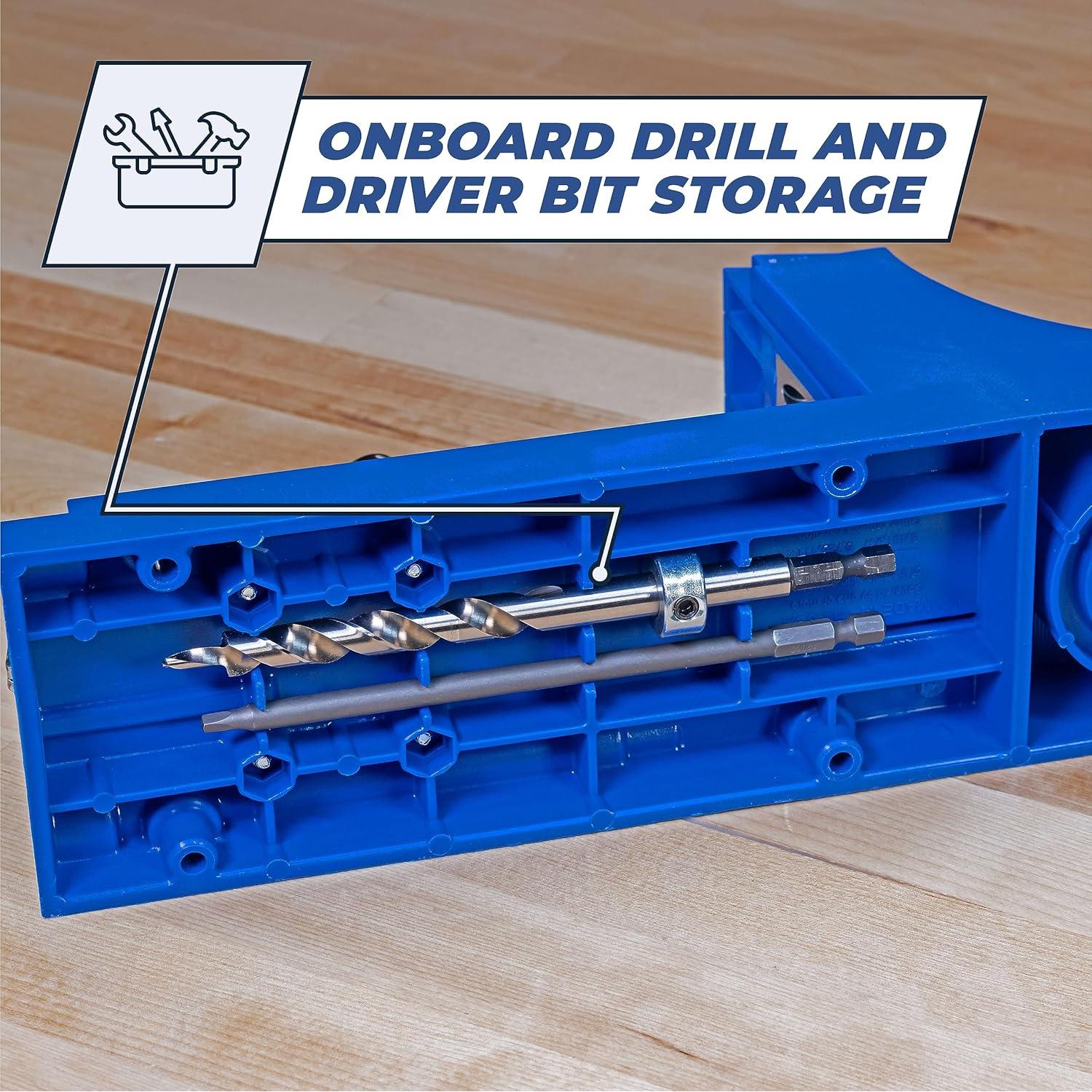 Plantilla de Agujeros de Pocket Kreg K4 Ajustable 1.27 a 3.81 cm