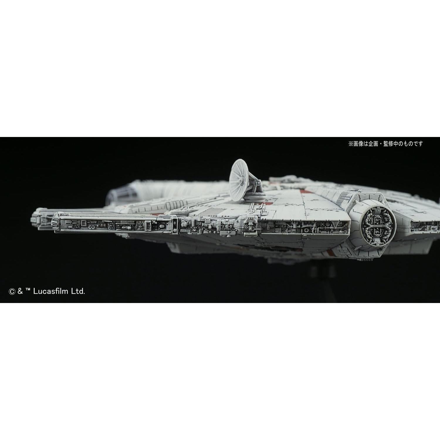 Modelo Halcón Milenario BANDAI 1/350 Star Wars Detallado