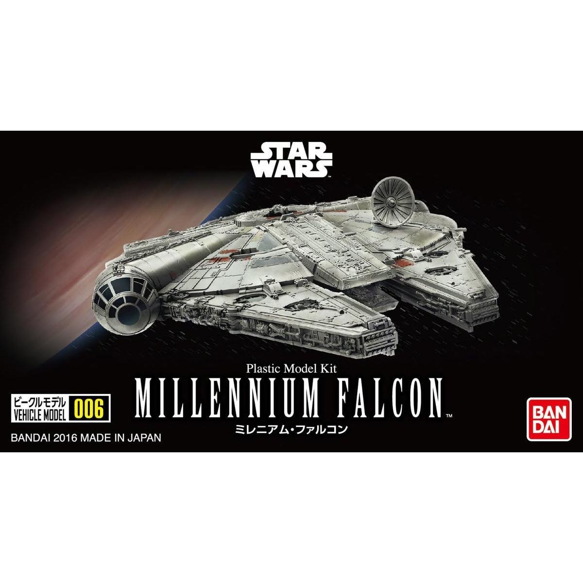 Modelo Halcón Milenario BANDAI 1/350 Star Wars Detallado