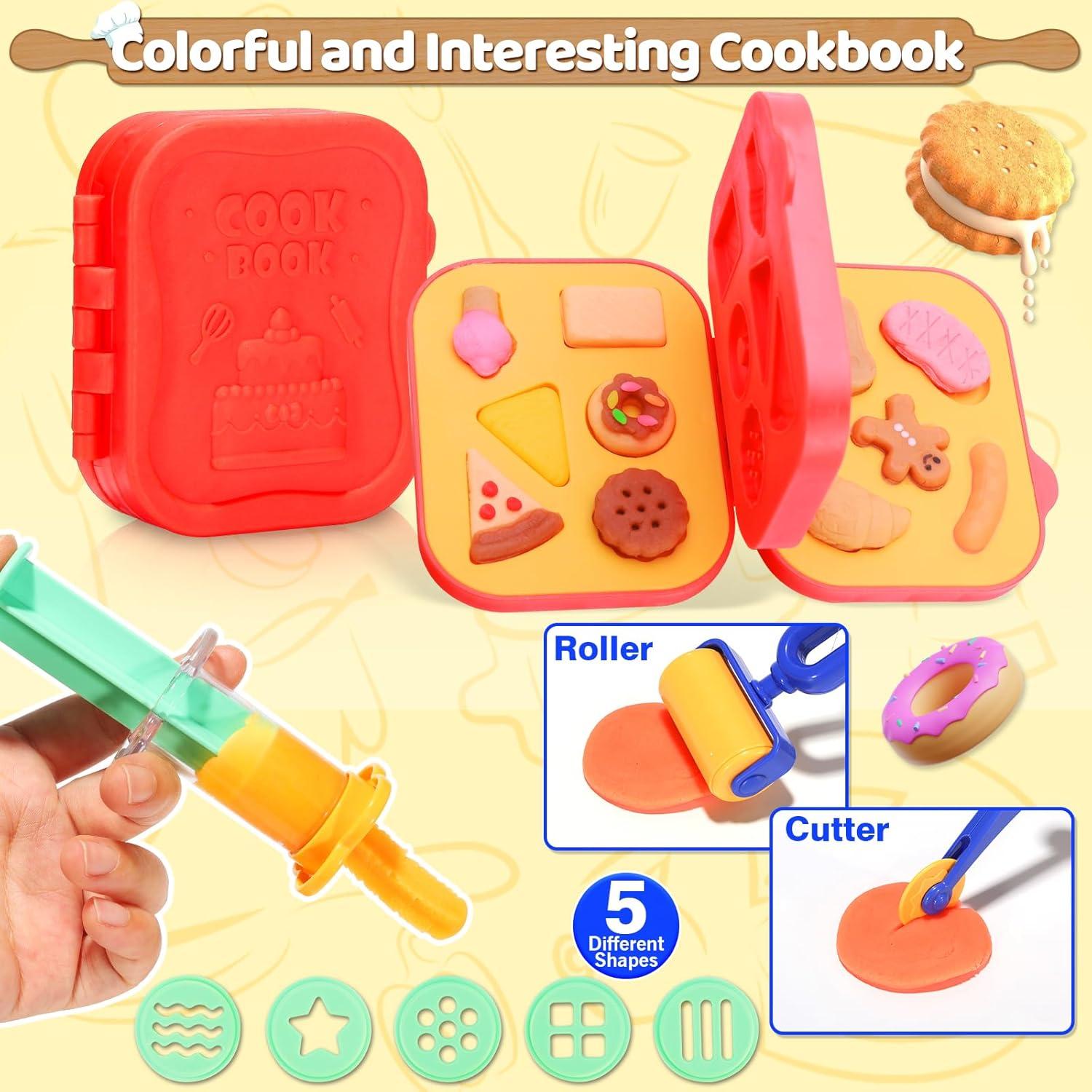 Juego de Plastilina Colorida Crelloci 41 PZS para Niños