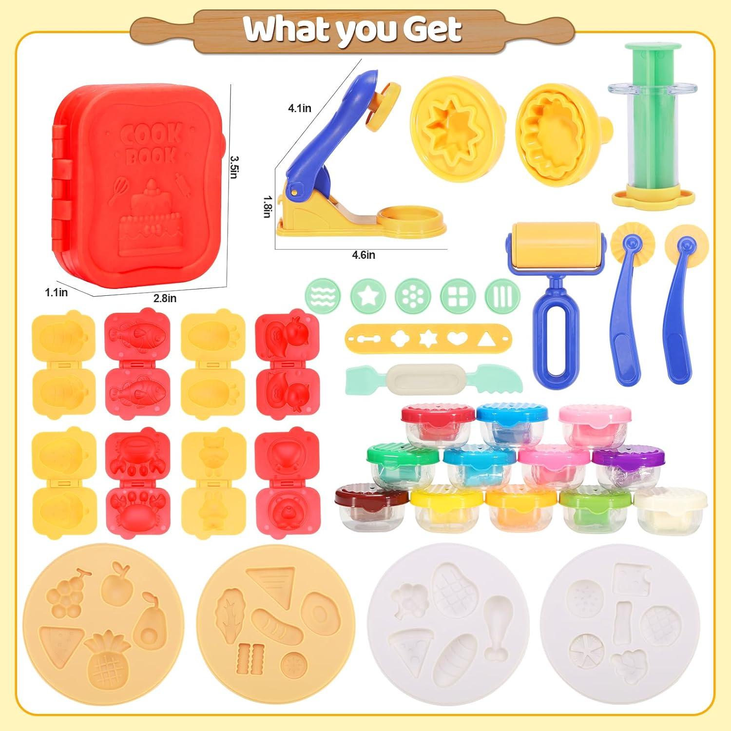 Juego de Plastilina Colorida Crelloci 41 PZS para Niños