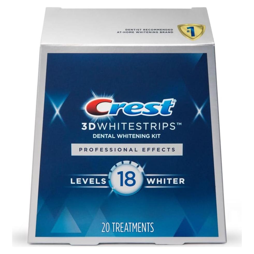 Crest 3D Whitestrips Blanqueamiento Dental Profesional 40 tiras