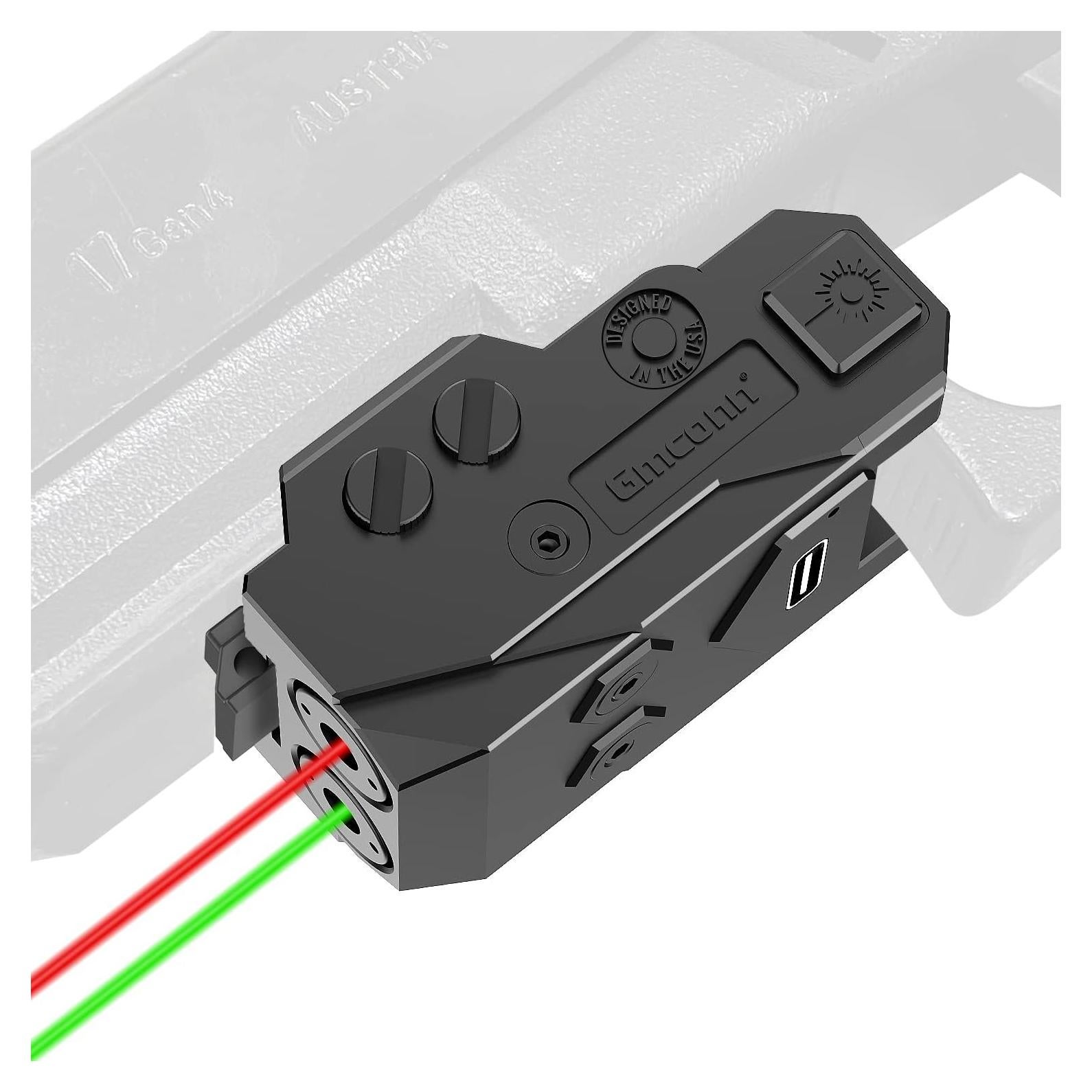Mira Láser Dual Gmconn GM-1121-RG Recargable Verde/Rojo