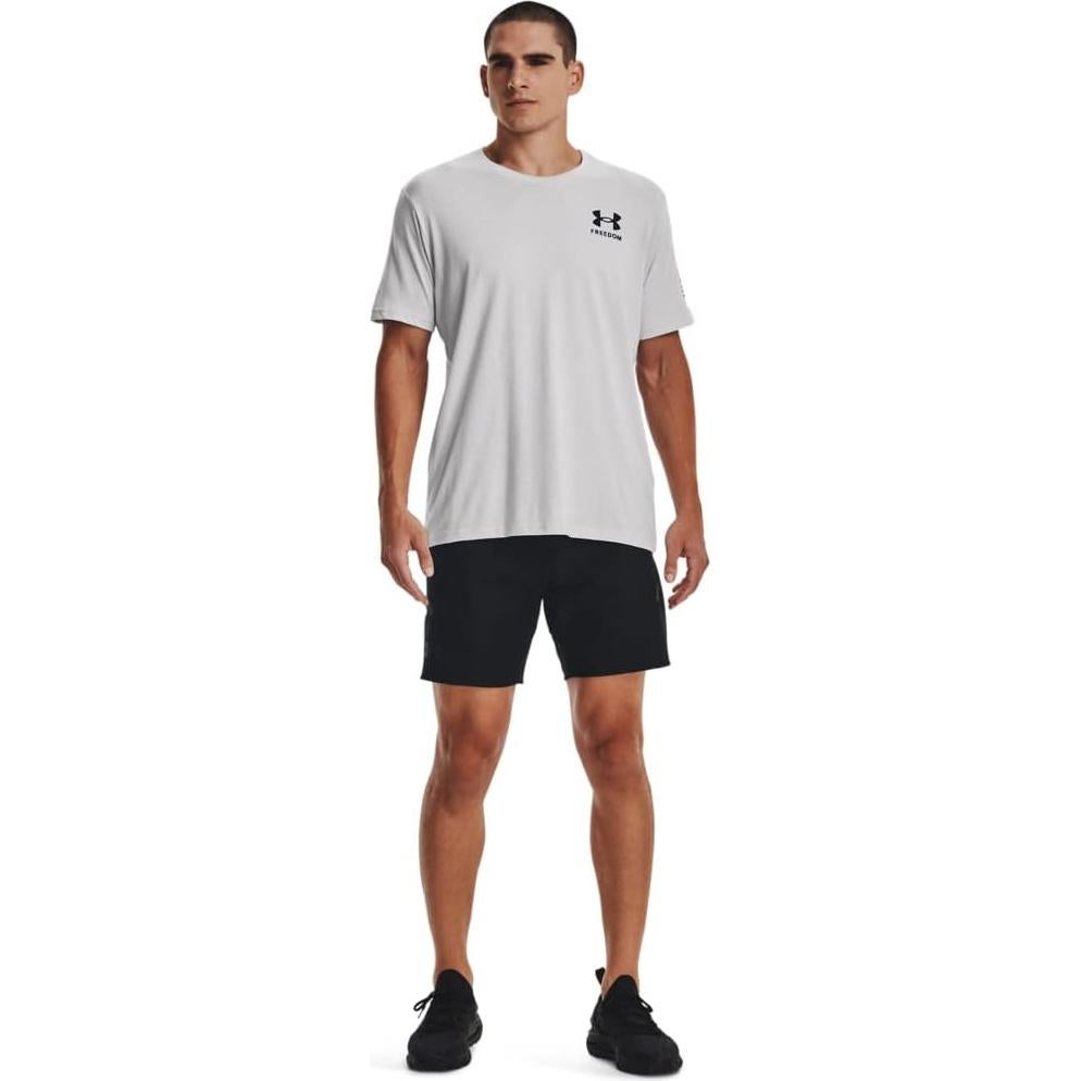 Camiseta Under Armour para hombres - Bandera Nueva Libertad - Gris