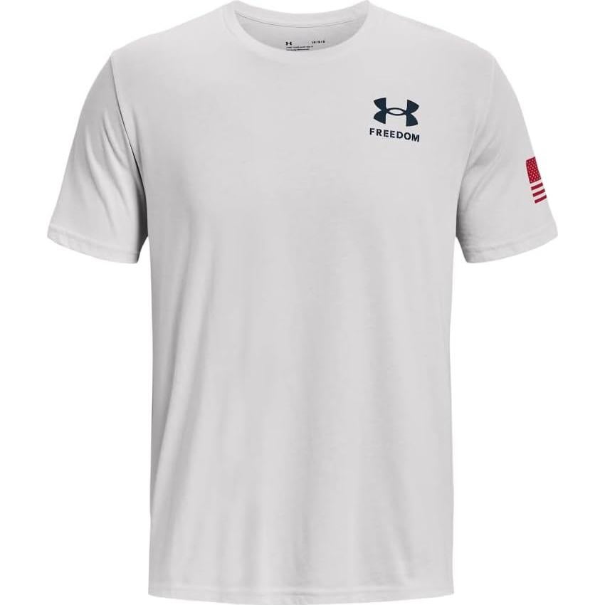 Camiseta Under Armour para hombres - Bandera Nueva Libertad - Gris