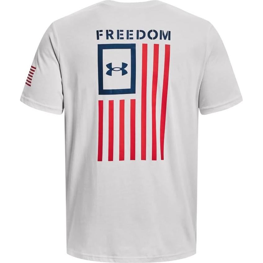 Camiseta Under Armour para hombres - Bandera Nueva Libertad - Gris