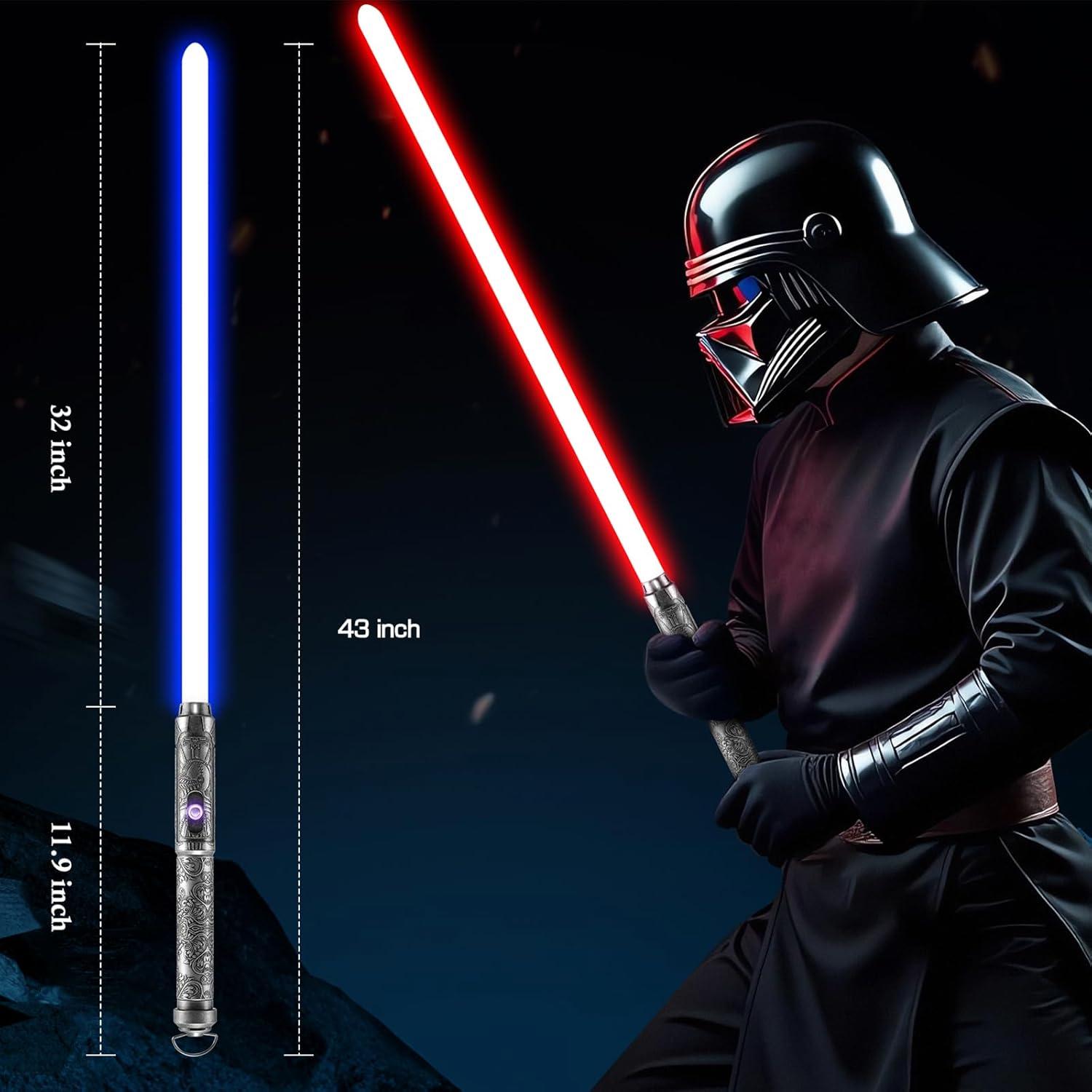 Sable de Luz Pro Dueling AOSABER 81 cm RGB 16 Sonidos