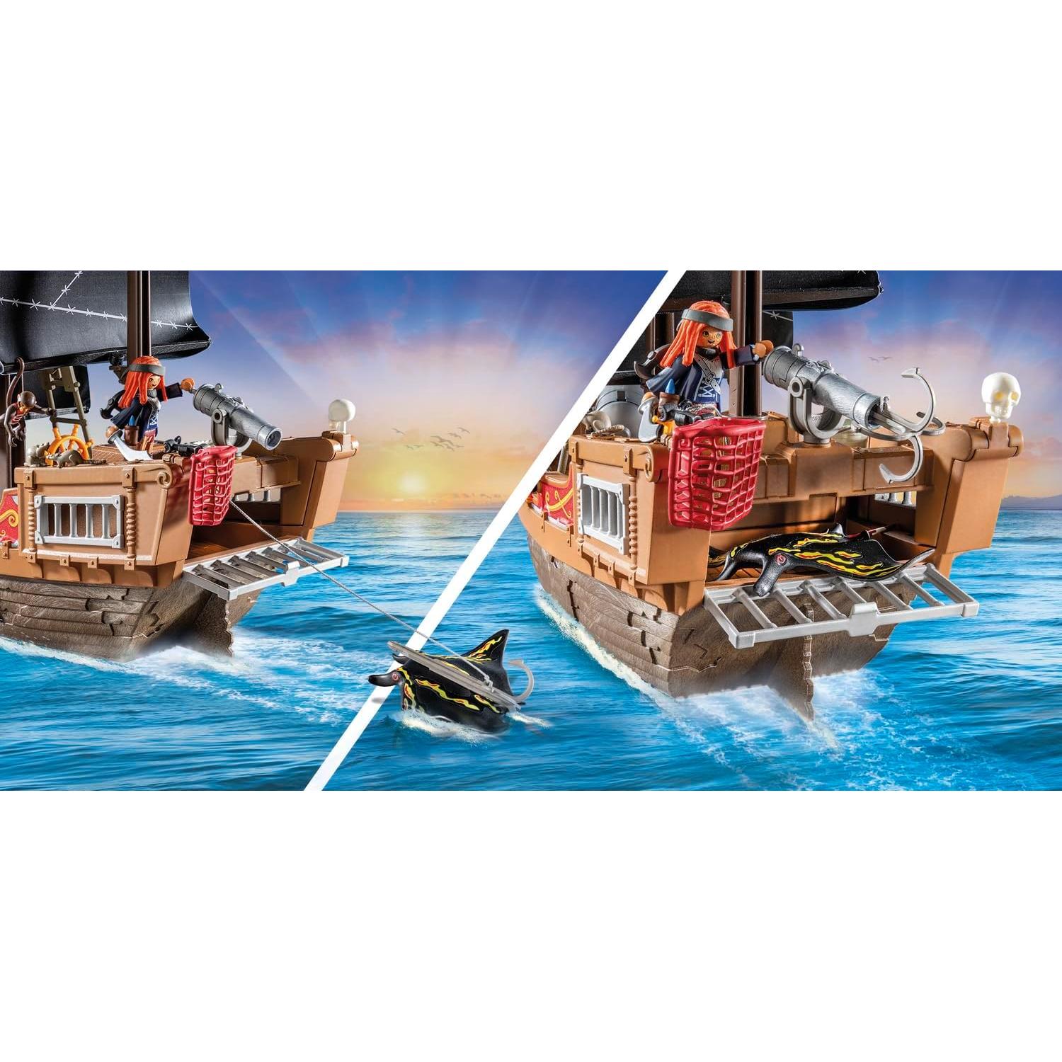 Barco Pirata Playmobil 71530 con 3 Figuras y Accesorios