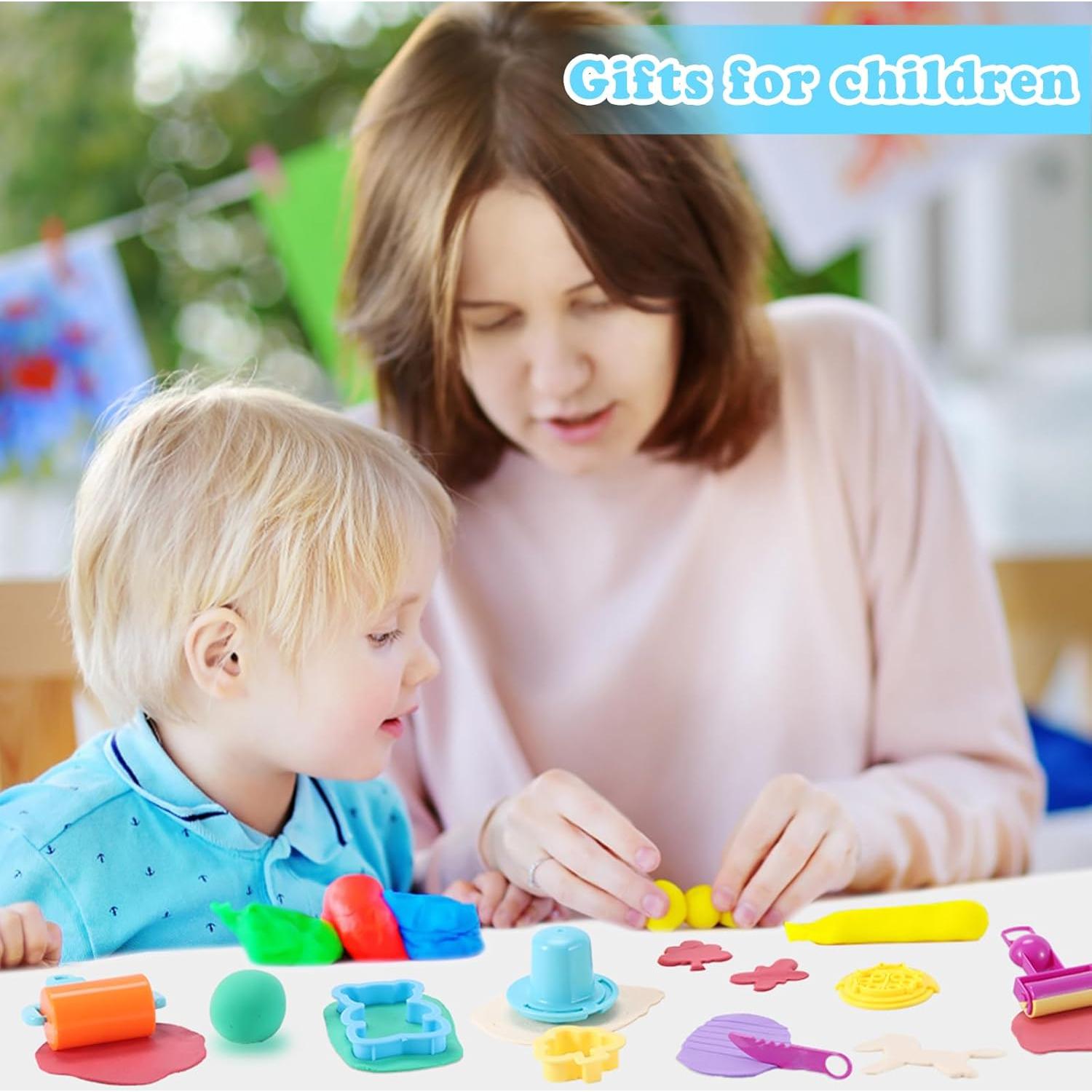 Juego de herramientas de plastilina Oun Nana 144 PCS para niños