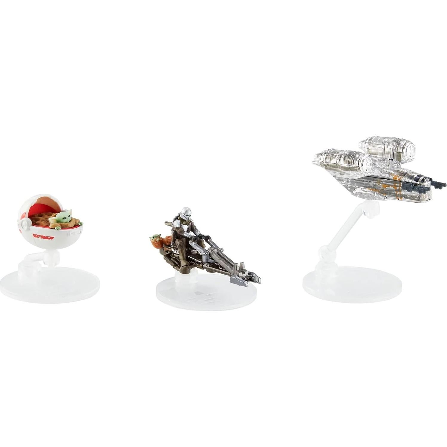 Hot Wheels Naves Estelares Star Wars 3 Vehículos Metal 1:64