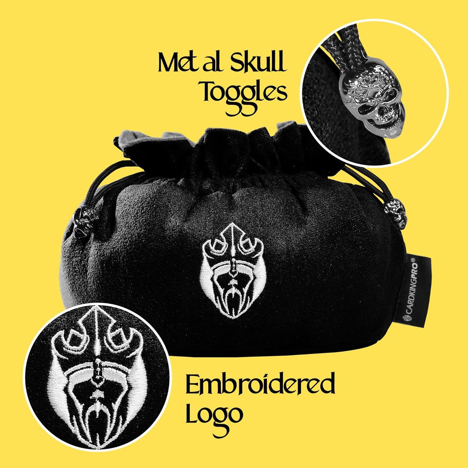 Bolsa de Dados Inmensa CardKingPro - Negro - 150+ Dados