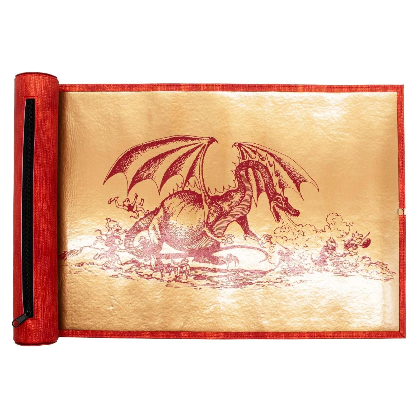 Bolsa de Dados Ultra PRO D&D 50 Aniversario Tapete 20 Dados