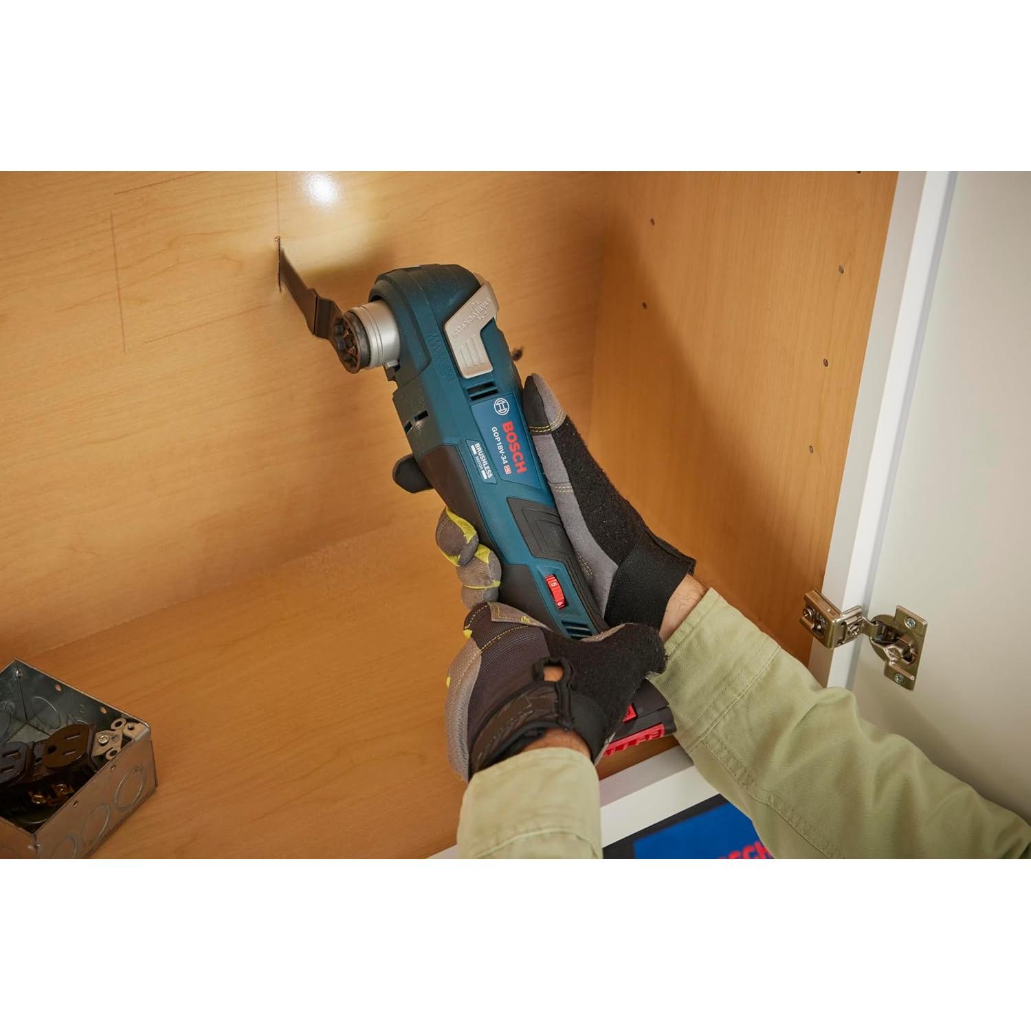 Herramienta Multiuso Oscilante Bosch GOP18V-34B12 18V 2Ah