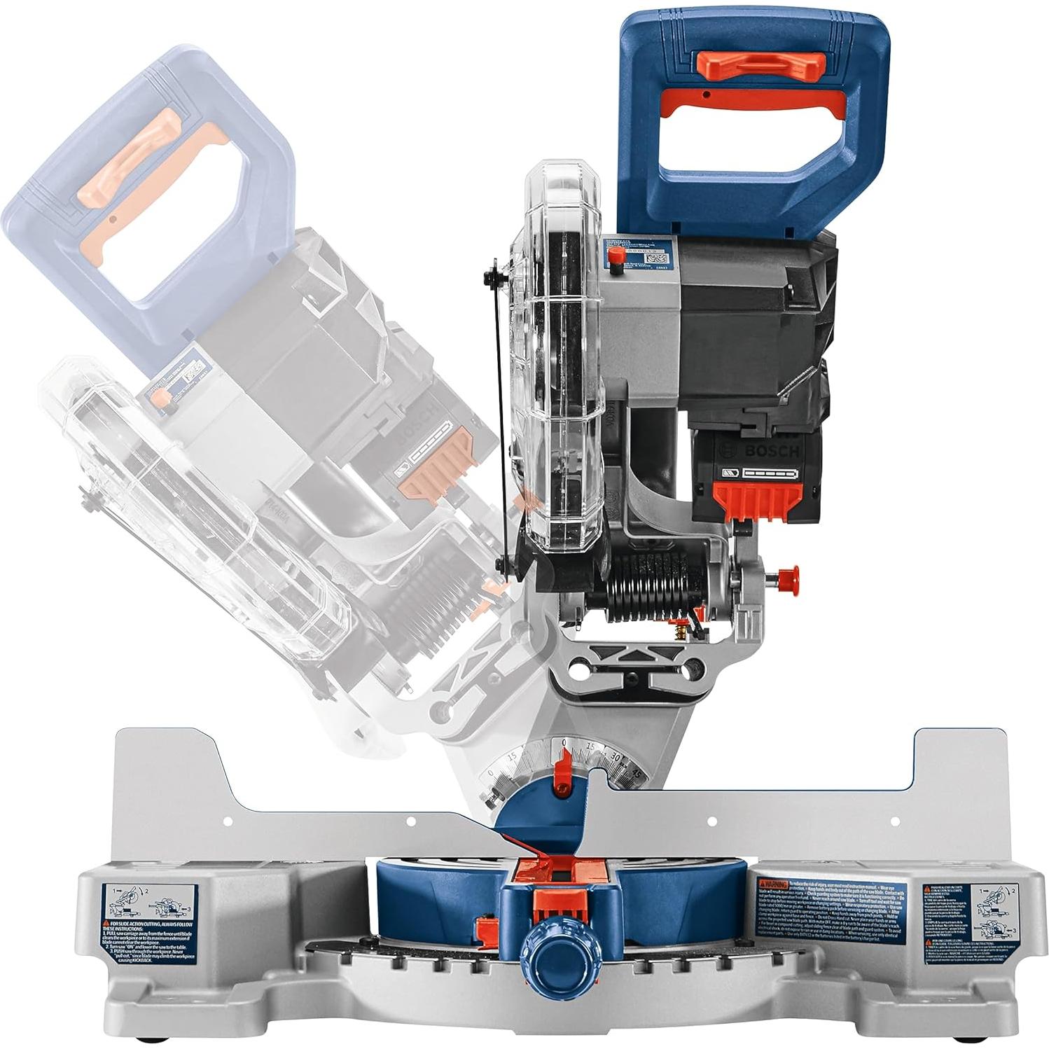 BOSCH GCM18V-07SN14 PROFACTOR™ 18V 7-1/4 In. Single-Bevel Slide Miter Saw Kit with (1) CORE18V 8 Ah High Power Battery
