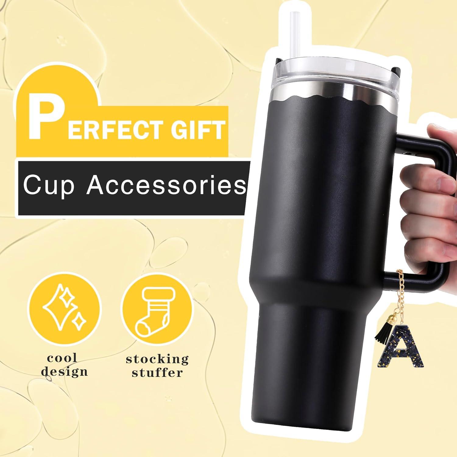 Encanto de Letra Inicial CCINPPY para Taza Stanley - Negro