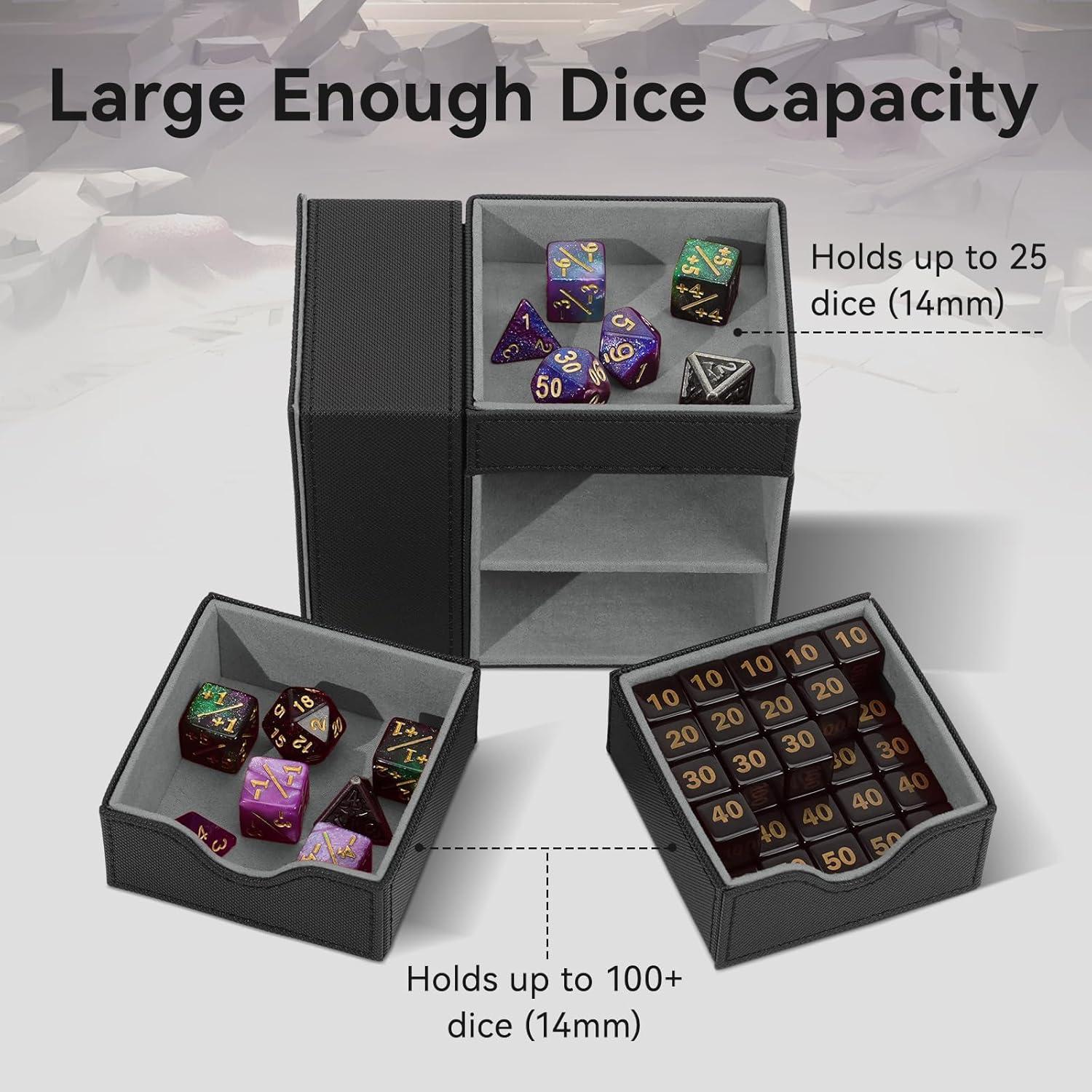 Caja de Dados Stepane 3 en 1 con Almacenamiento y Torre