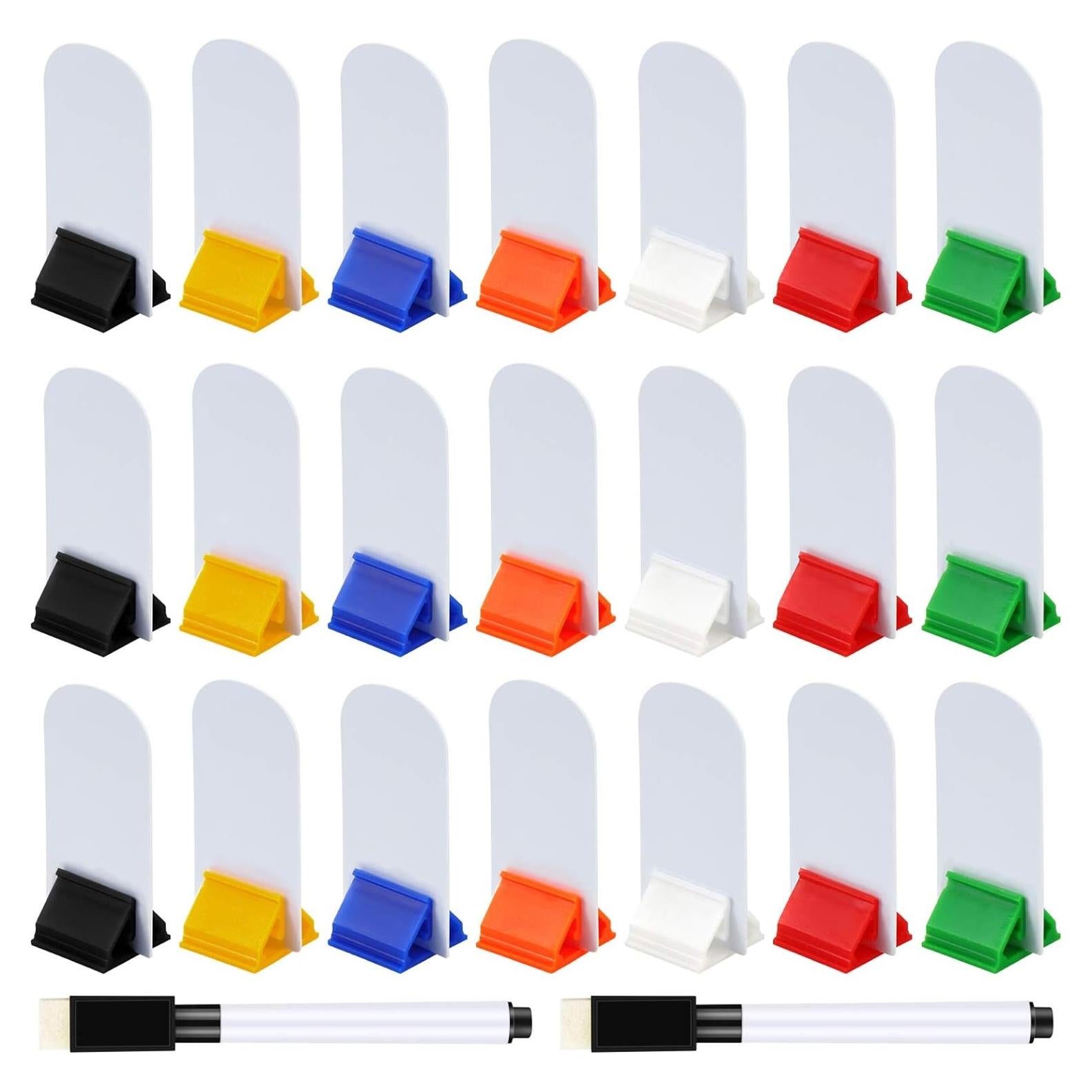 Meetory 45 Piezas Marcadores de Juego + 35 Soportes Colores