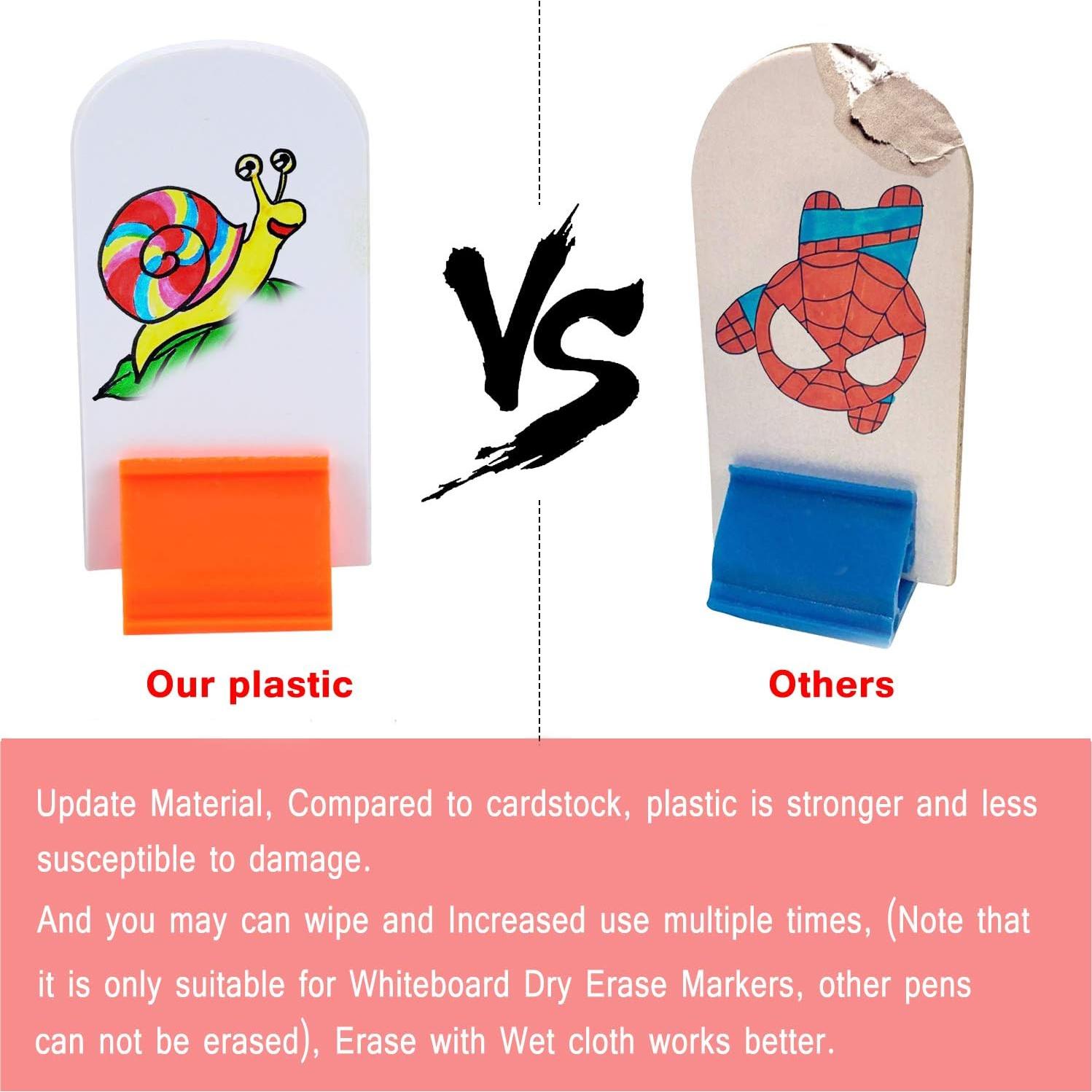 Meetory 45 Piezas Marcadores de Juego + 35 Soportes Colores