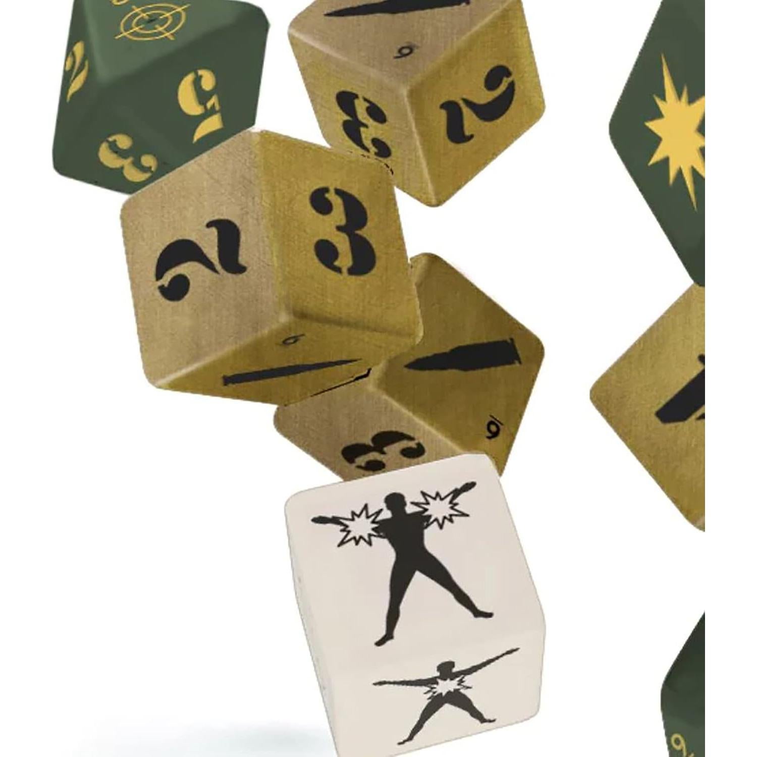 Conjunto de Dados Twilight: 2000 Free League - 9 Dados RPG