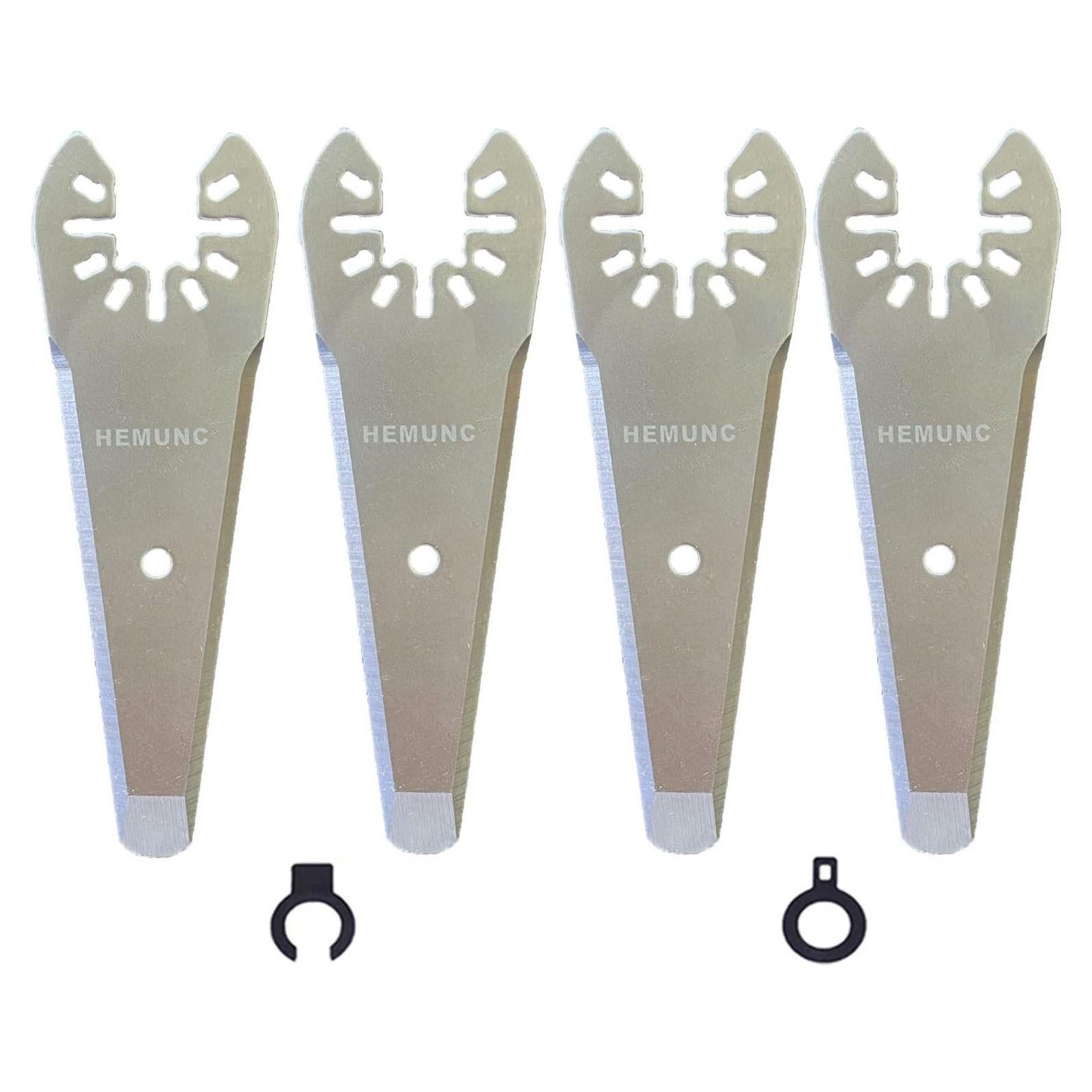 Cuchillas de raspado oscilantes HEMUNC 4 Pcs acero inoxidable