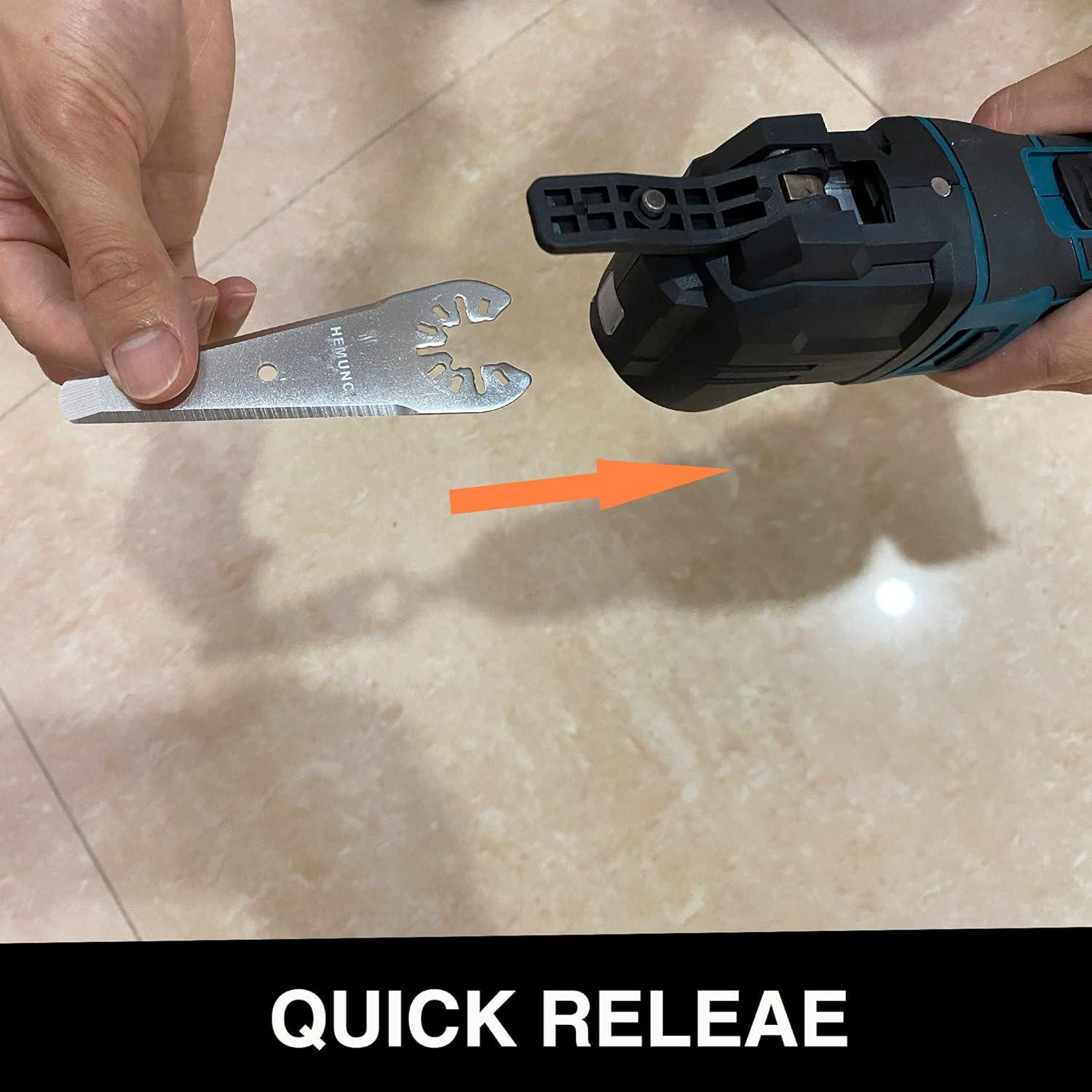 Cuchillas de raspado oscilantes HEMUNC 4 Pcs acero inoxidable