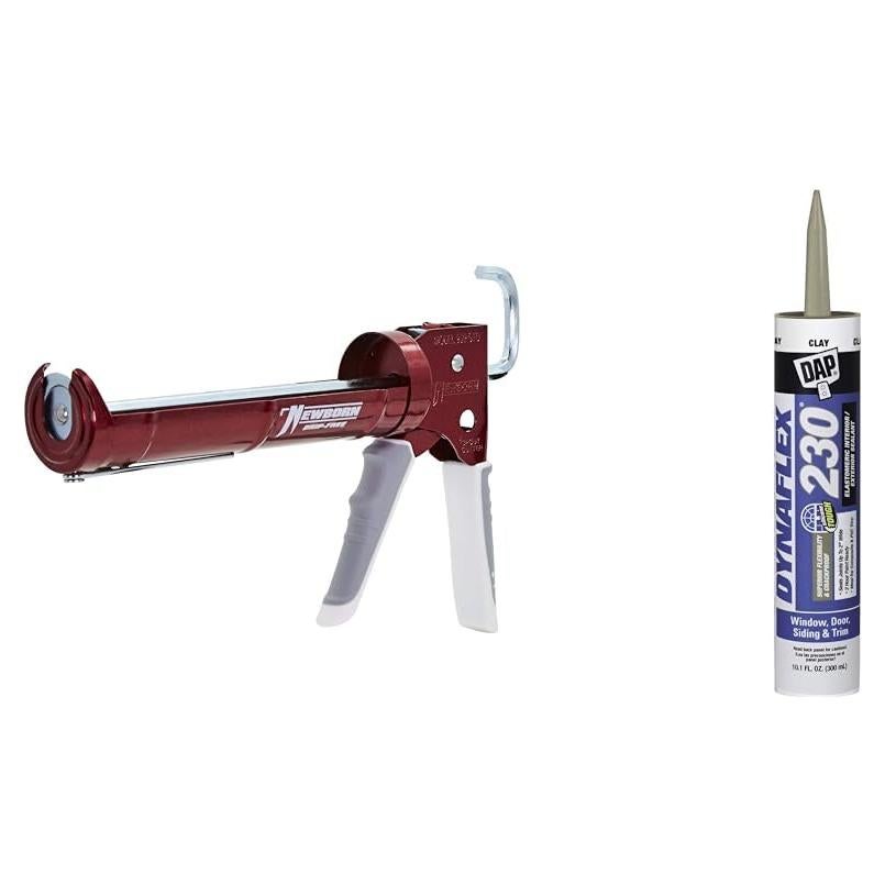 Paquete Pistola Calafateo Newborn 930-GTD + Sellador DAP 299.8ml