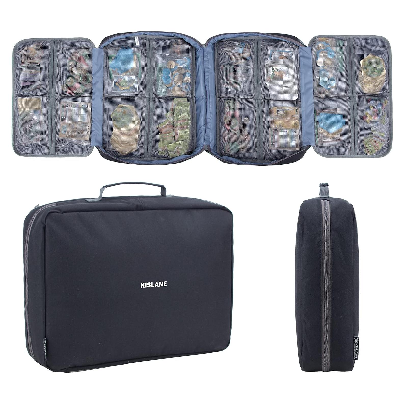 Funda para Juegos de Mesa KISLANE 18 Bolsillos Negro