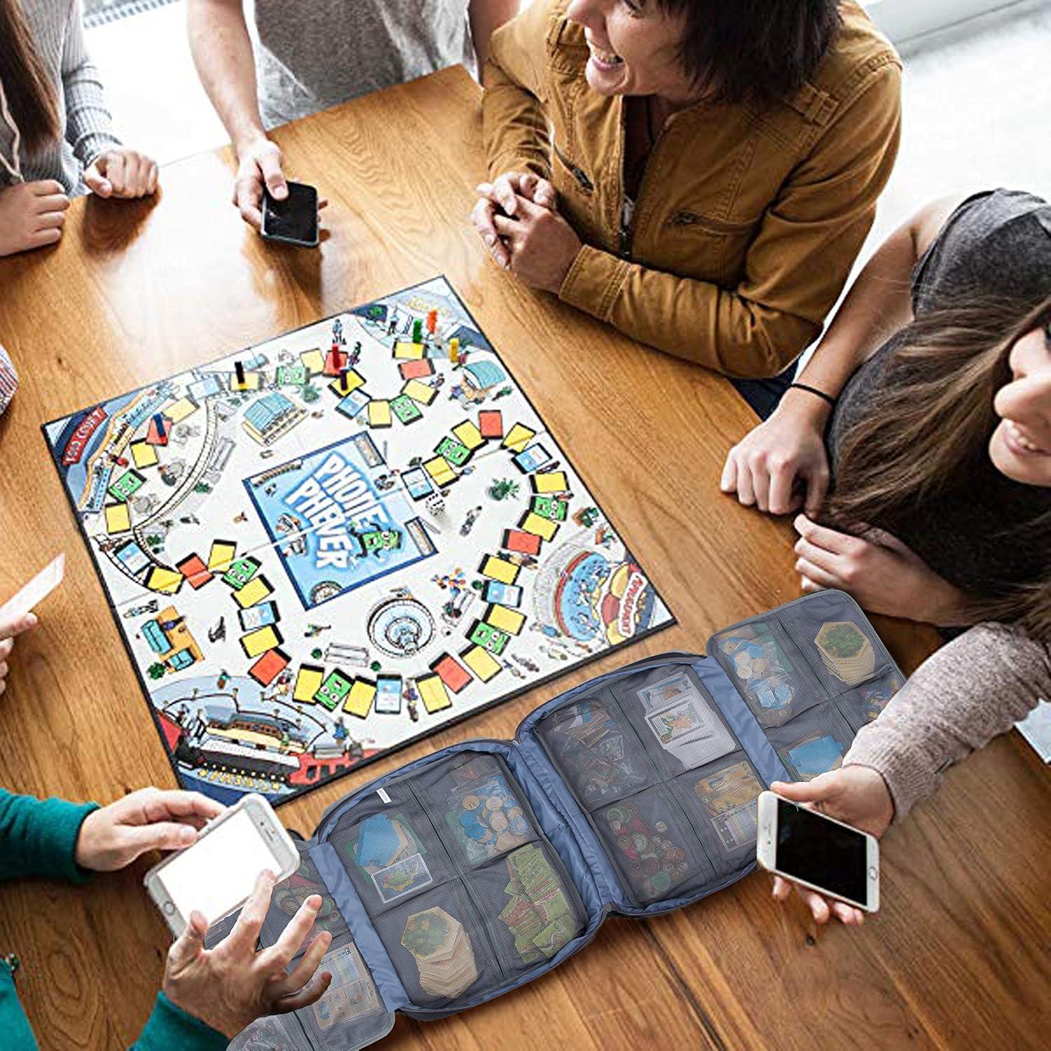 Funda para Juegos de Mesa KISLANE 18 Bolsillos Negro