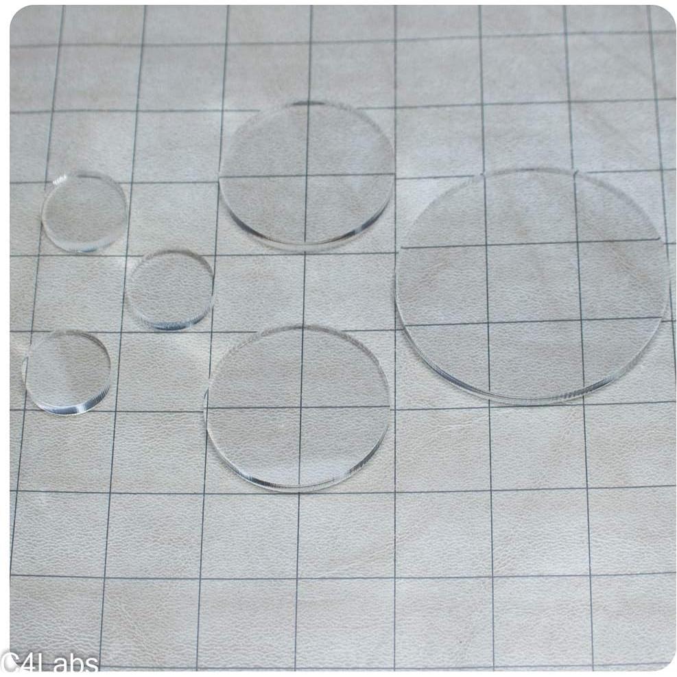 Tokens de Monstruo C4Labs Paquete de 30 Transparentes 2,54-7,62 cm