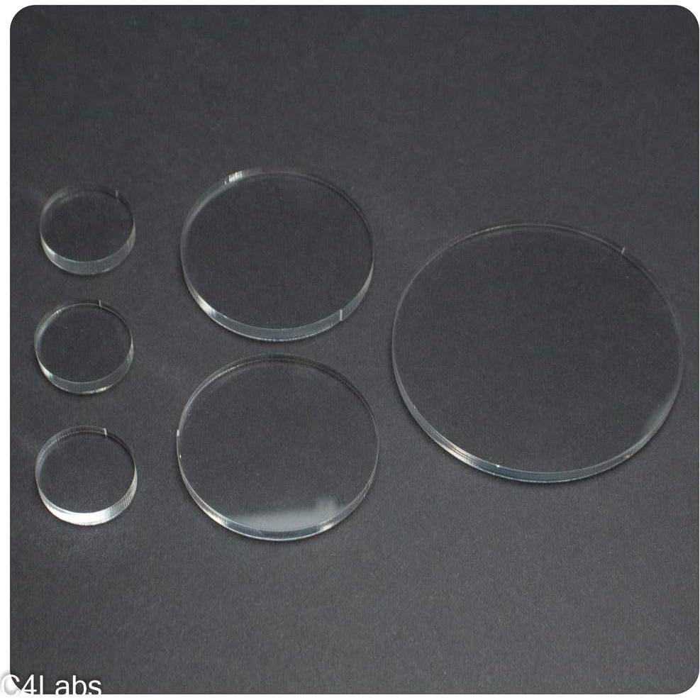 Tokens de Monstruo C4Labs Paquete de 30 Transparentes 2,54-7,62 cm