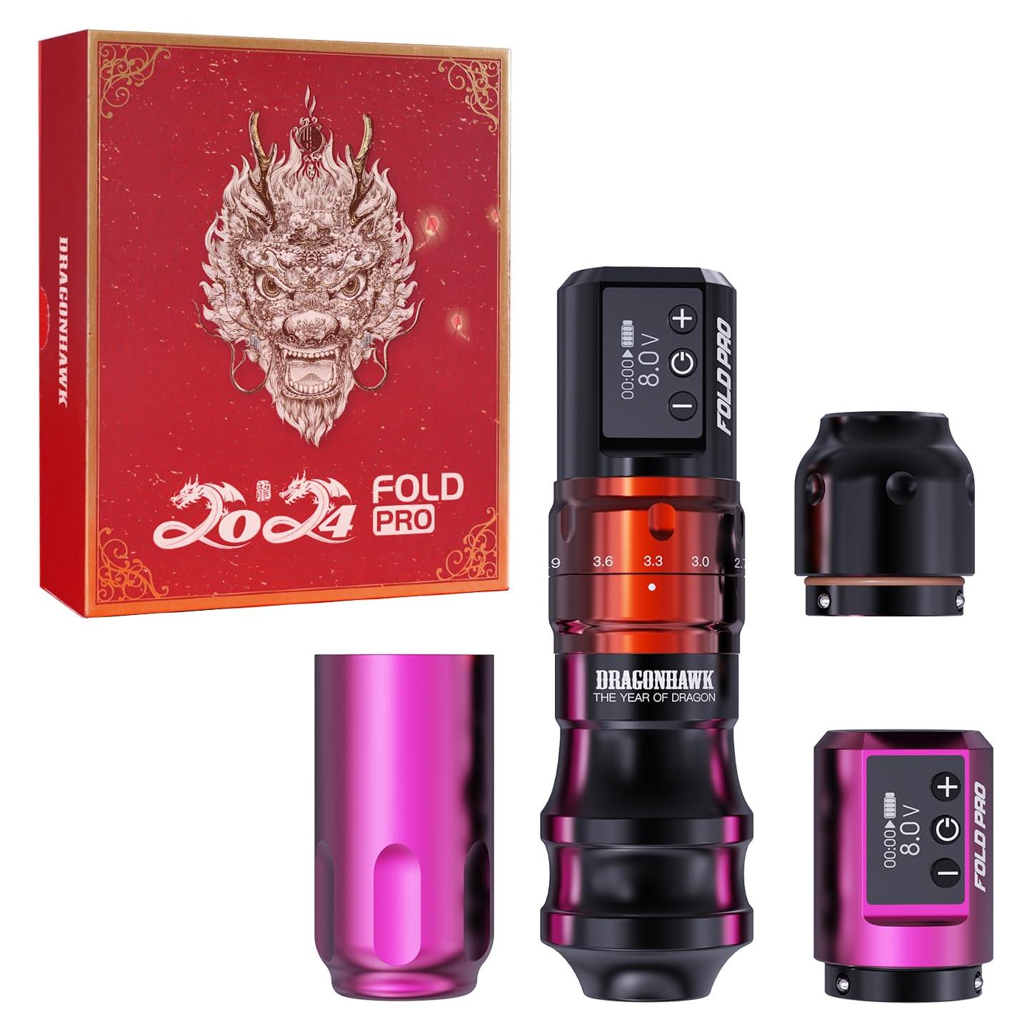 Máquina de Tatuaje Inalámbrica MAST Fold Pro Negro