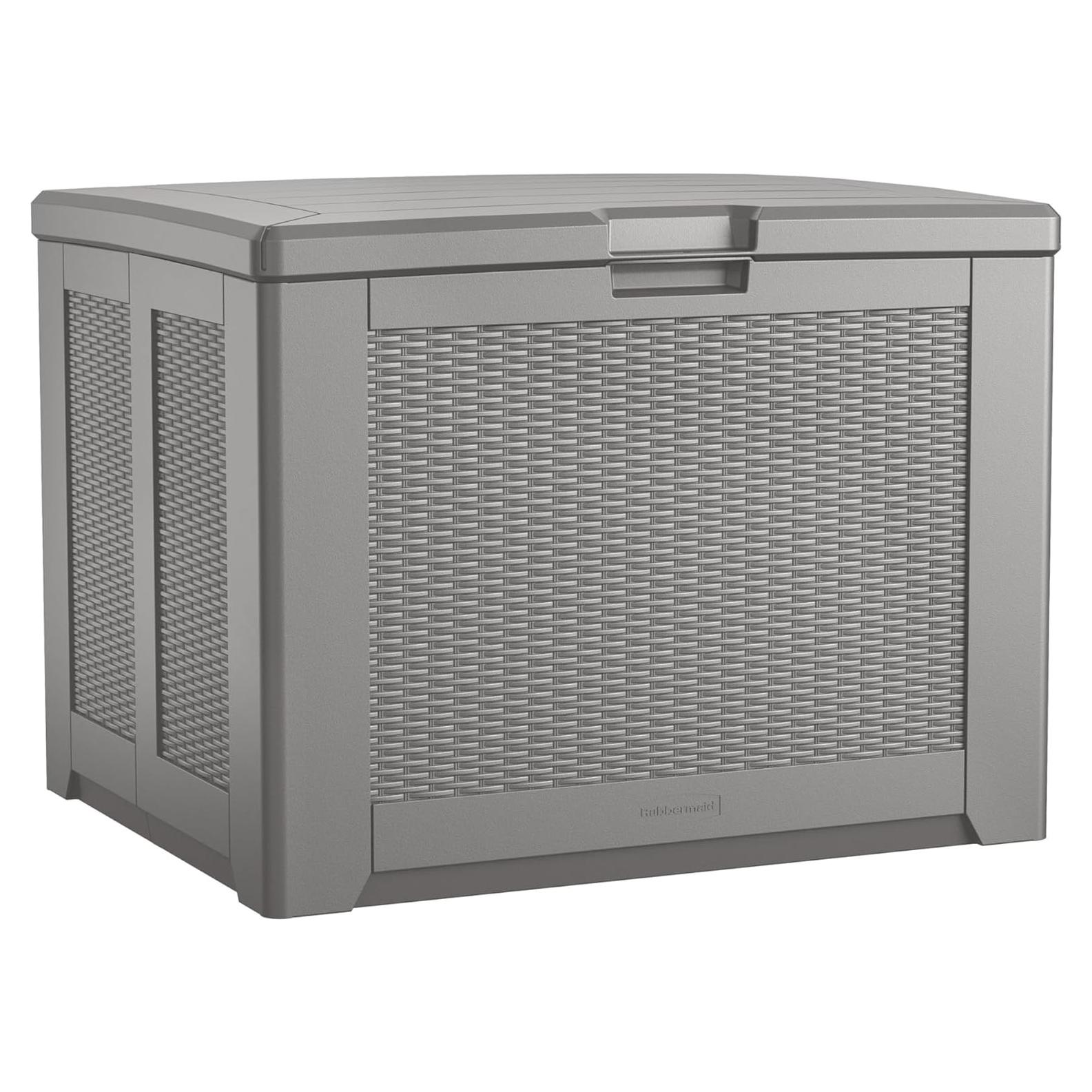 Caja de Almacenamiento Exterior Rubbermaid Mediana 280L Gris