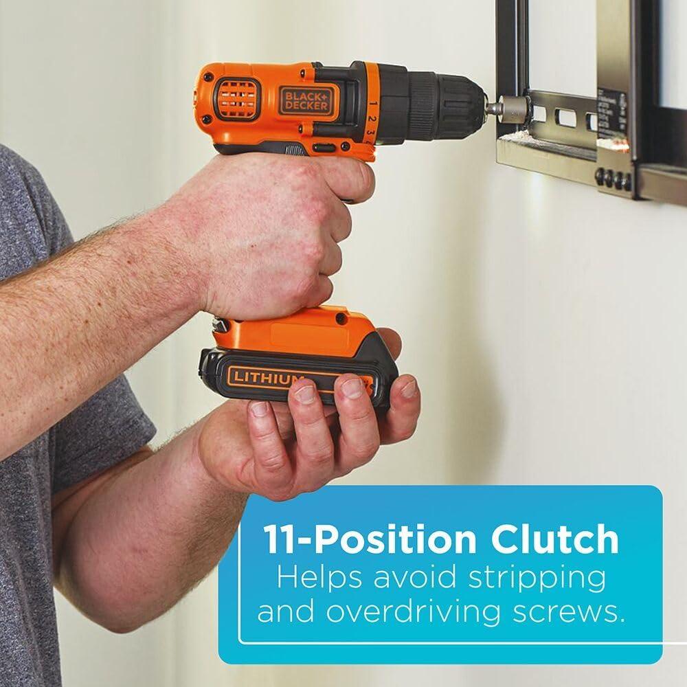 Taladro y Atornillador Inalámbrico BLACK+DECKER LDX120C 20V